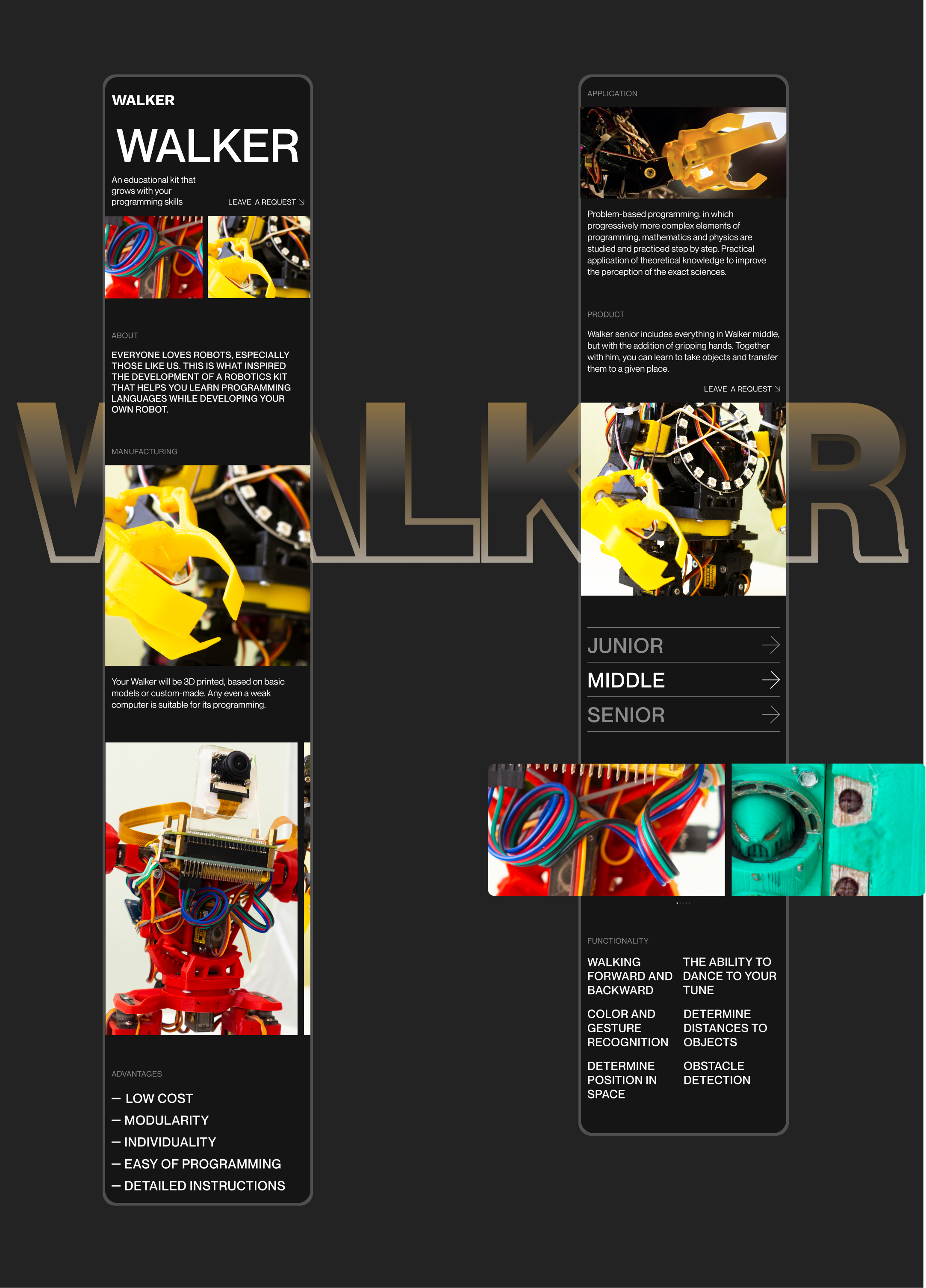 Landing Walker — Изображение №10 — Маркетинг, Интерфейсы на Dprofile