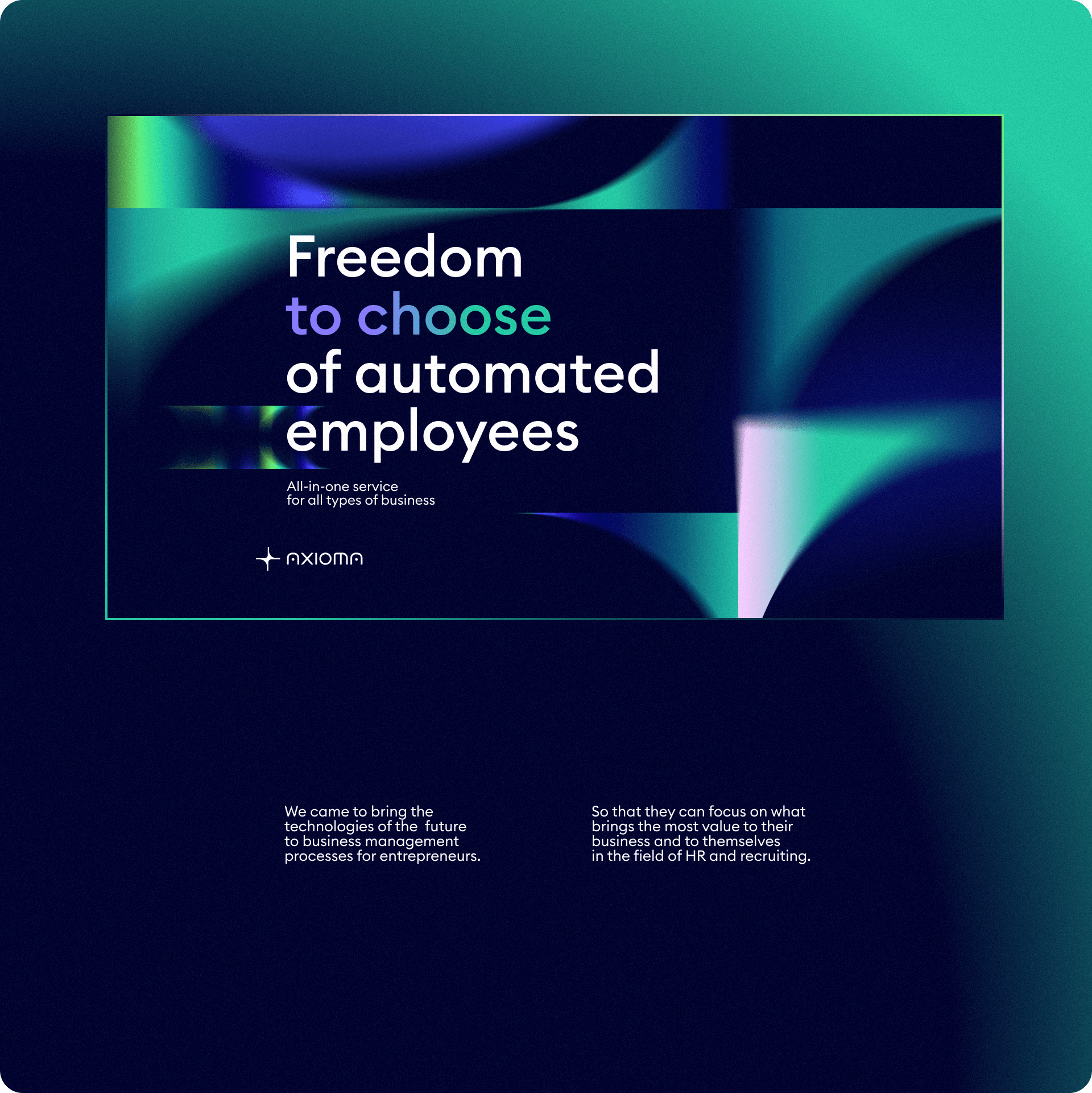 AXIOMA: Brand Identity — Изображение №6 — Брендинг, 3D на Dprofile