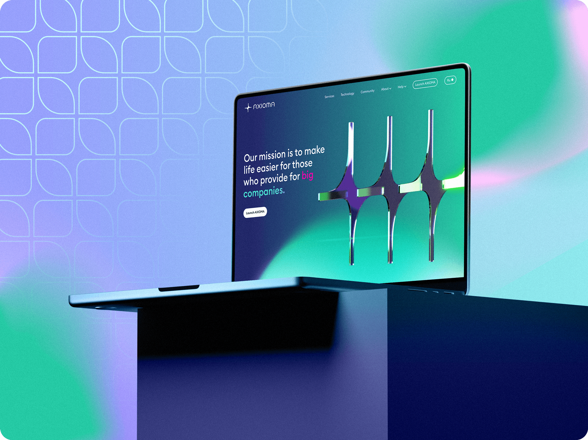 AXIOMA: Brand Identity — Изображение №18 — Брендинг, 3D на Dprofile