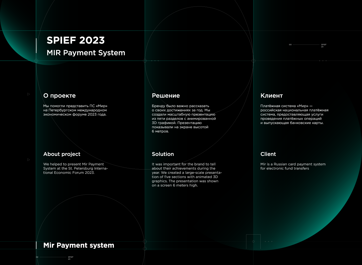 Mir Payment System SPIEF’23 3D presentation — Изображение №1 — Графика, 3D на Dprofile