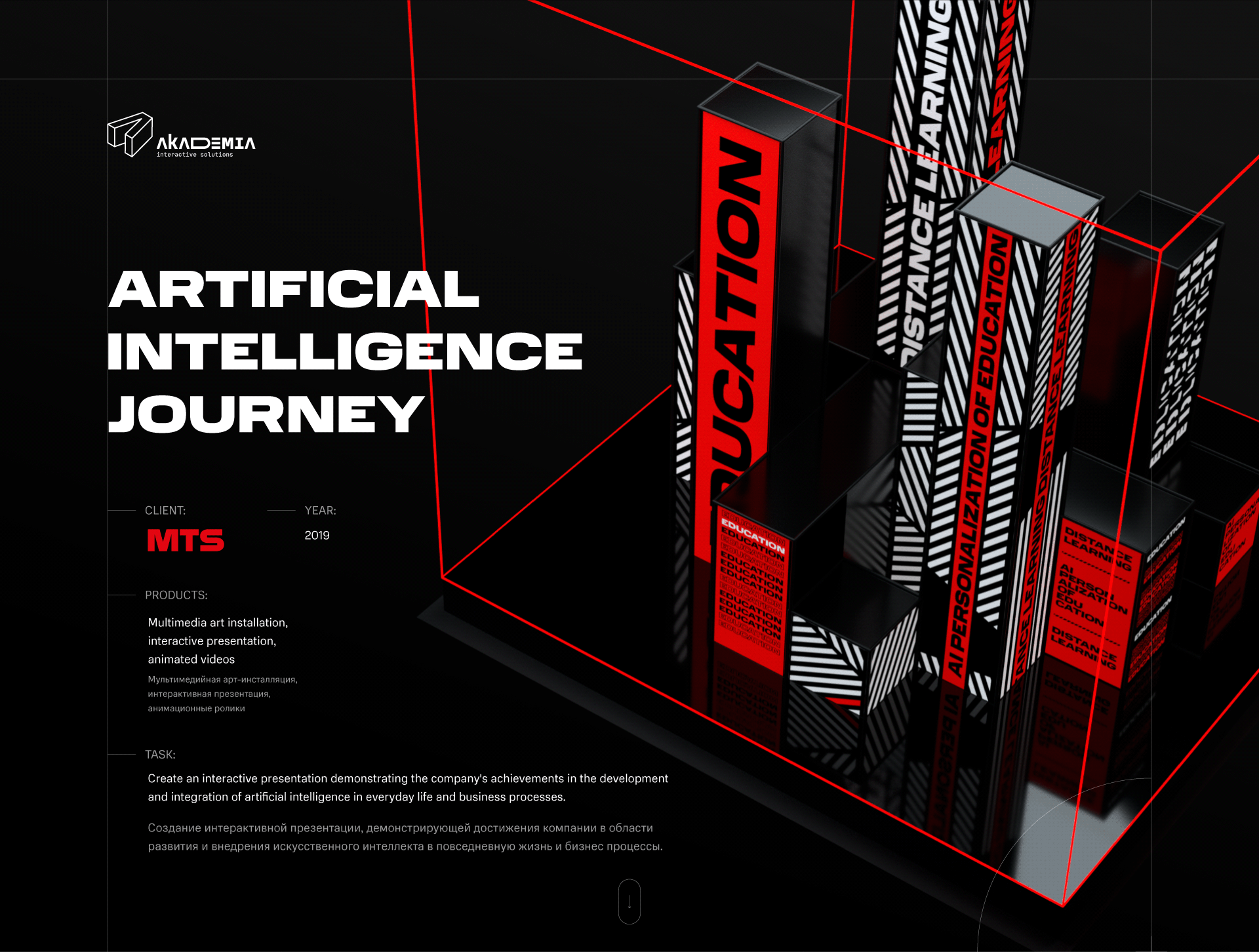 MTS. ArtIficial intelligence journey. — Изображение №1 — Графика, Анимация на Dprofile