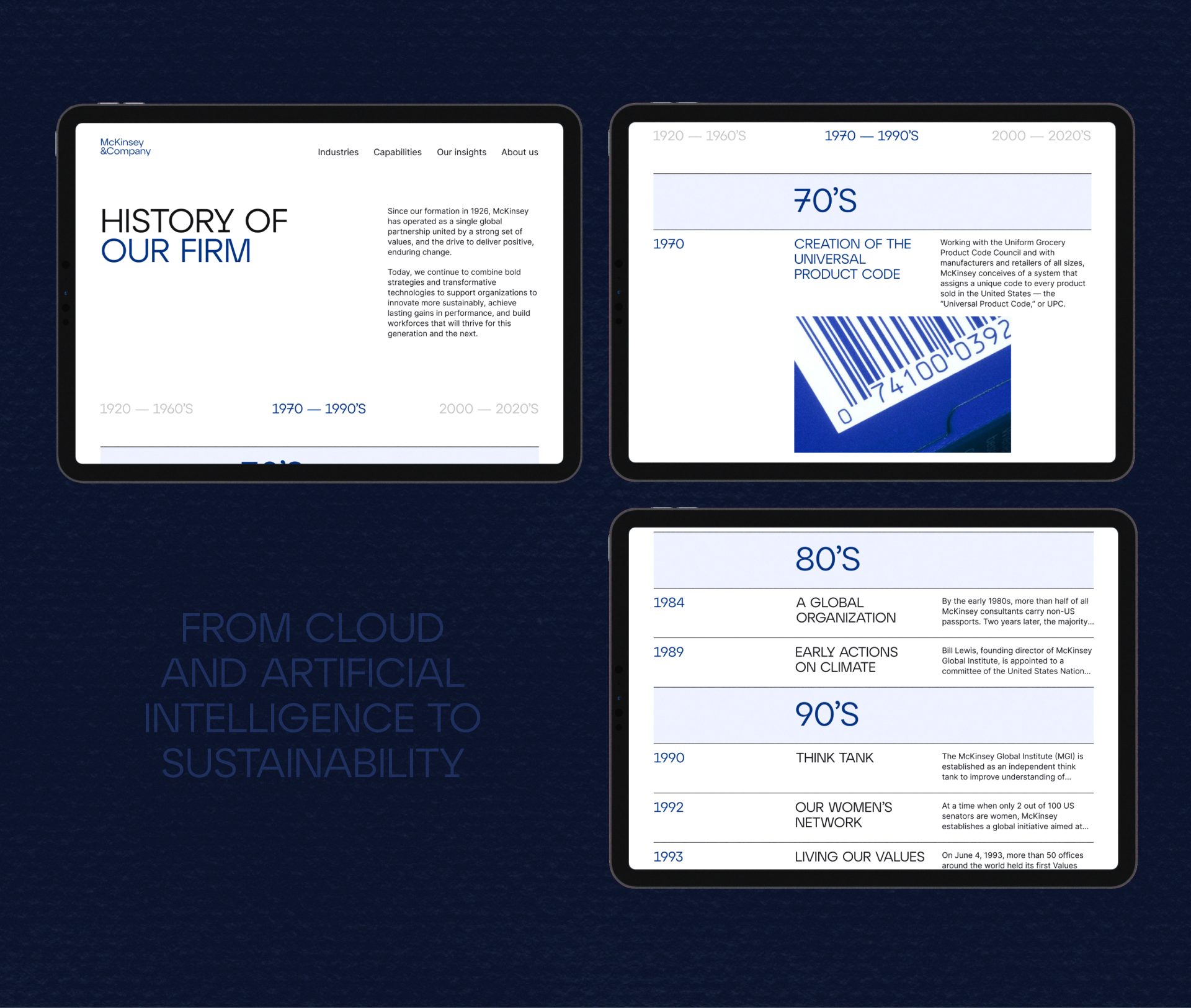 MCKINSEY&COMPANY | Corporate website redesign — Изображение №9 — Интерфейсы, Брендинг на Dprofile