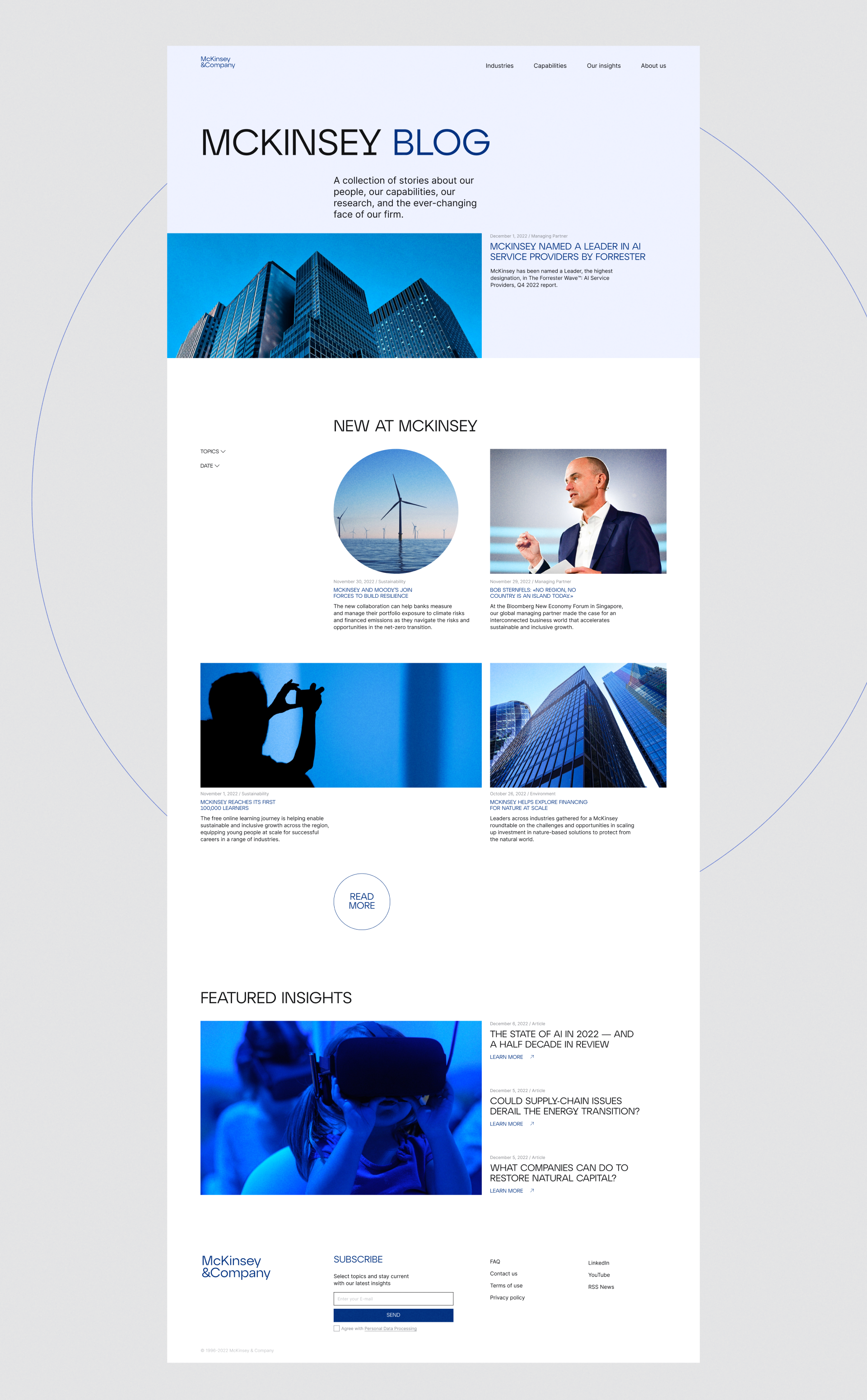 MCKINSEY&COMPANY | Corporate website redesign — Изображение №11 — Интерфейсы, Брендинг на Dprofile