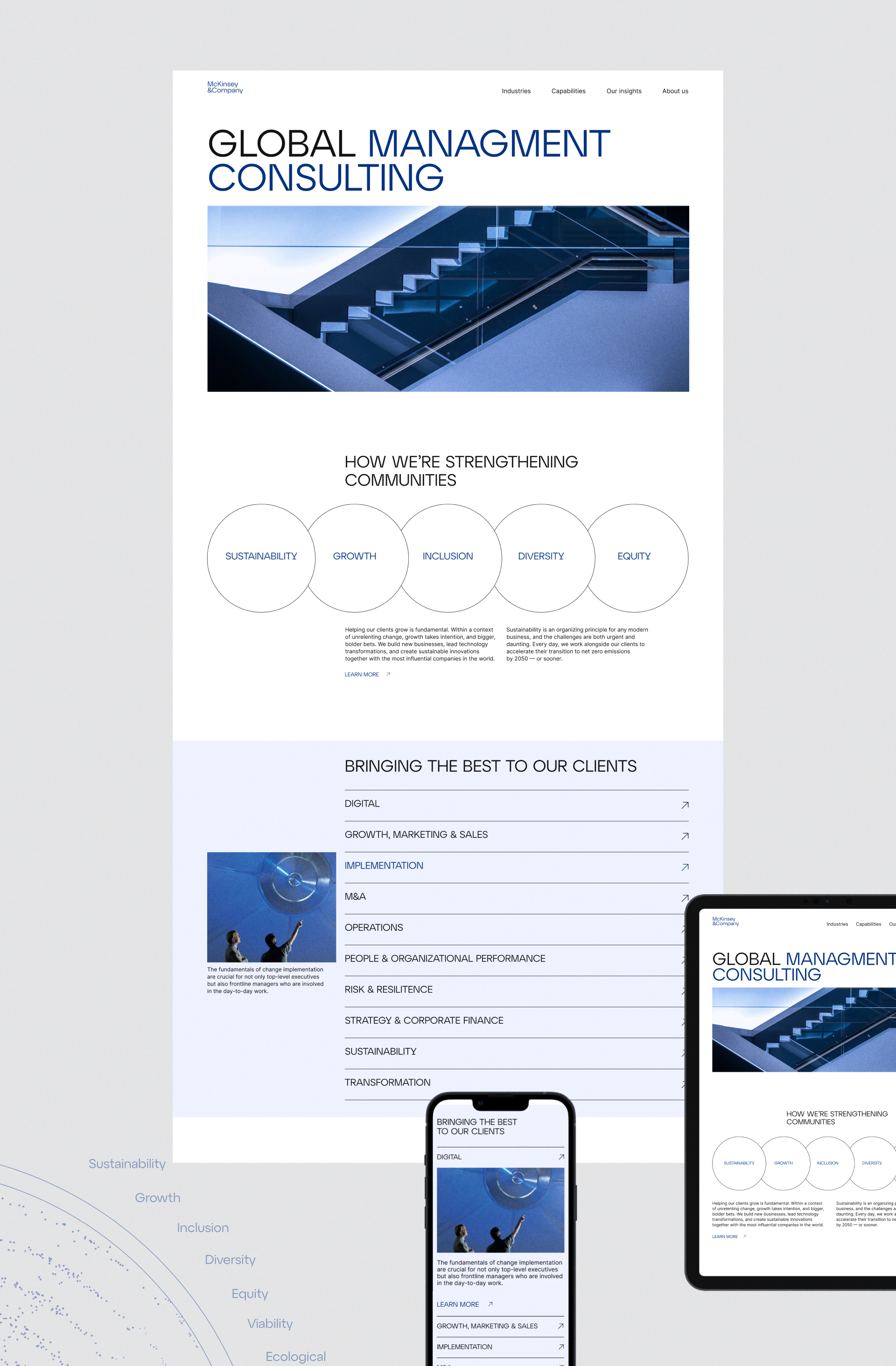 MCKINSEY&COMPANY | Corporate website redesign — Изображение №3 — Интерфейсы, Брендинг на Dprofile