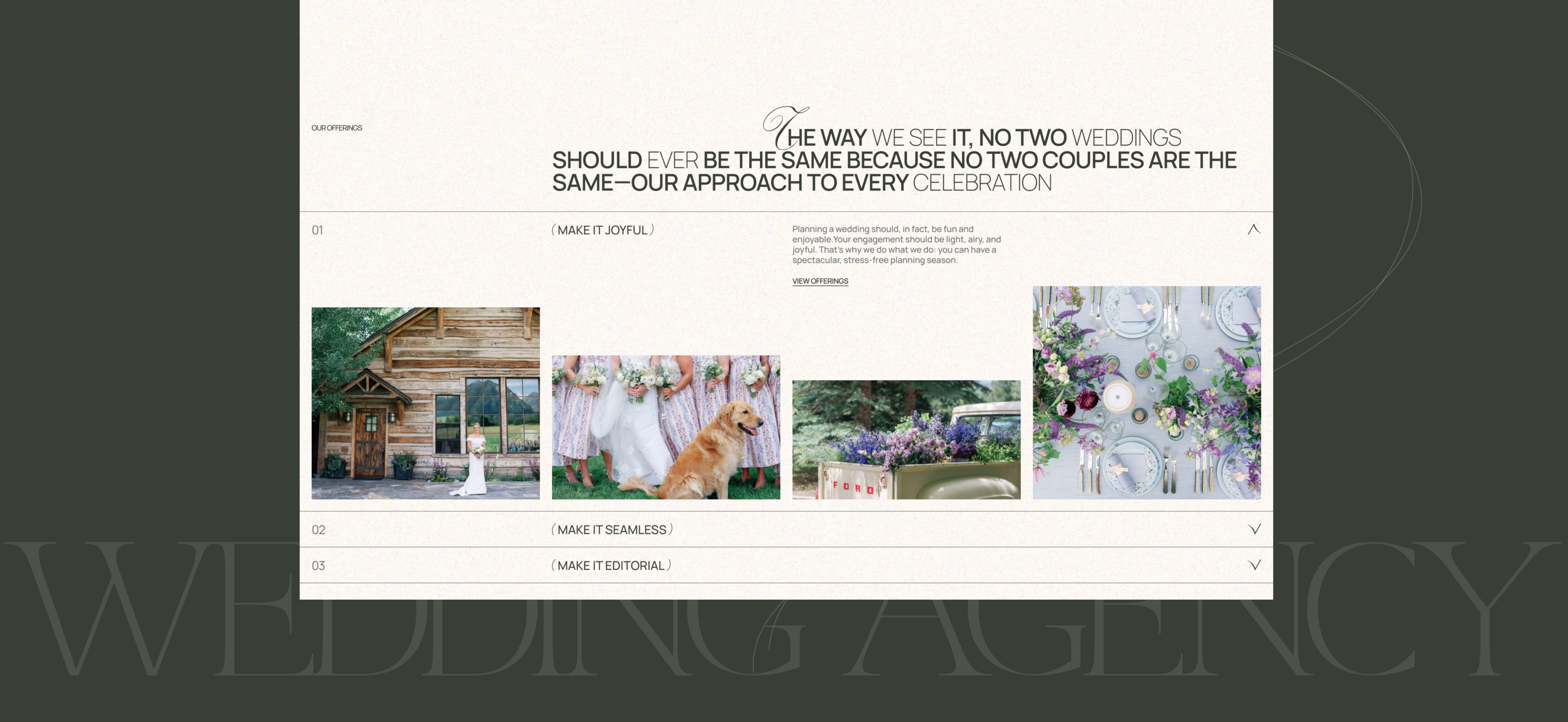 CalderClark — Wedding Agancy — Изображение №7 — Интерфейсы на Dprofile