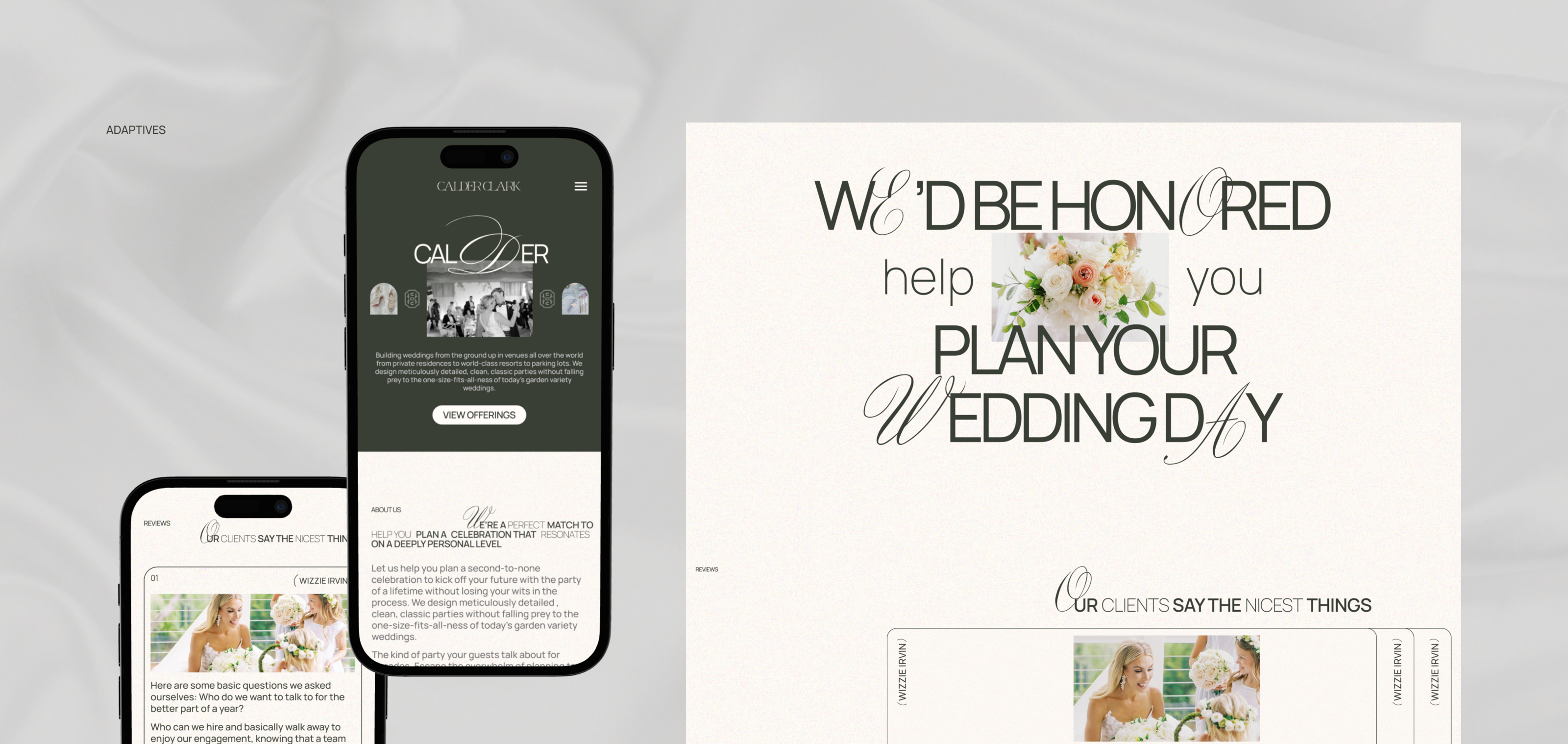 CalderClark — Wedding Agancy — Изображение №8 — Интерфейсы на Dprofile