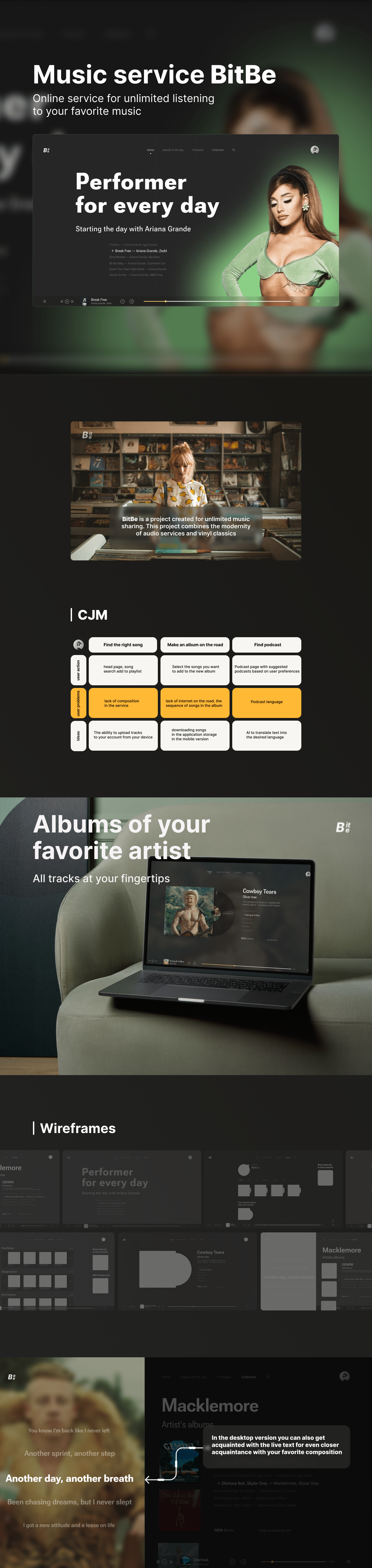 Music service BitBe — Изображение №1 — Интерфейсы на Dprofile