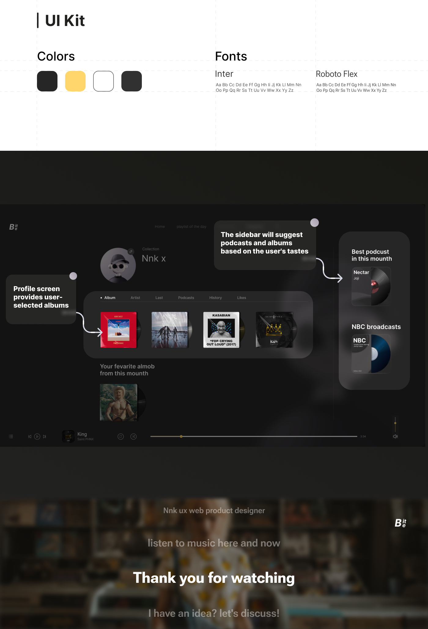 Music service BitBe — Изображение №2 — Интерфейсы на Dprofile