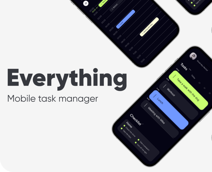 Everything mobile tasks manager — Интерфейсы на Dprofile