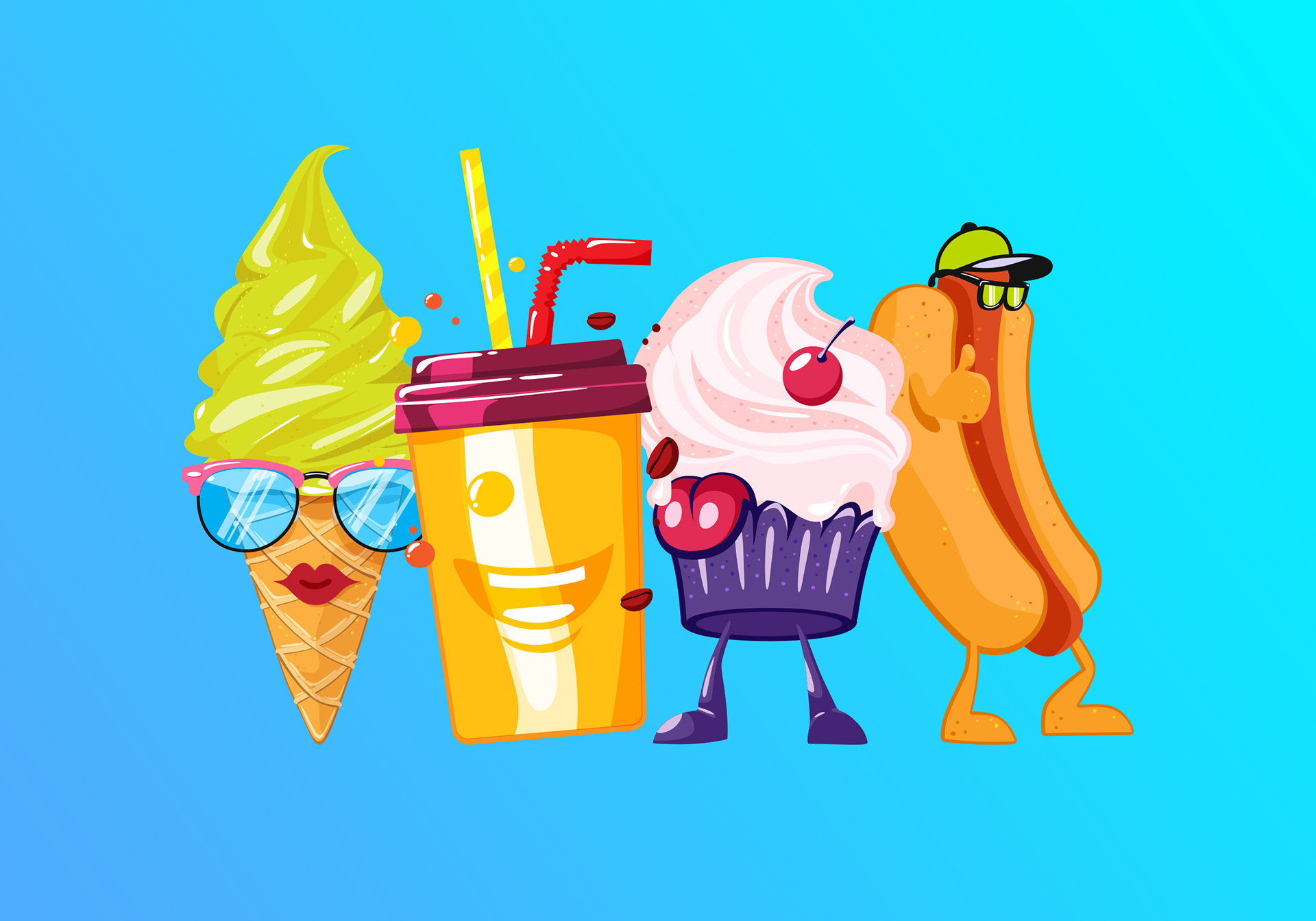 BUFFET — Изображение №5 — Брендинг, Иллюстрация на Dprofile