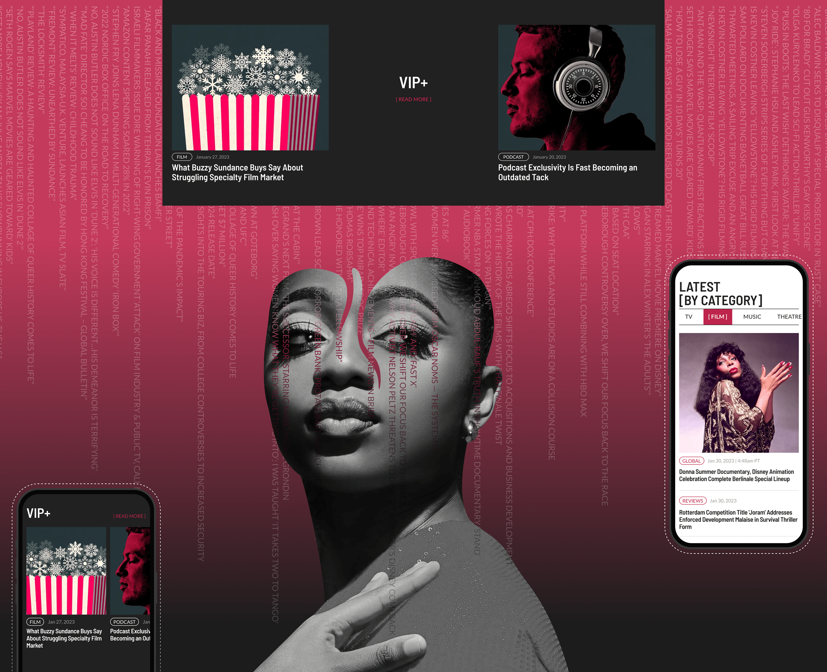 VARIETY | News website redesign — Изображение №4 — Брендинг, Графика на Dprofile
