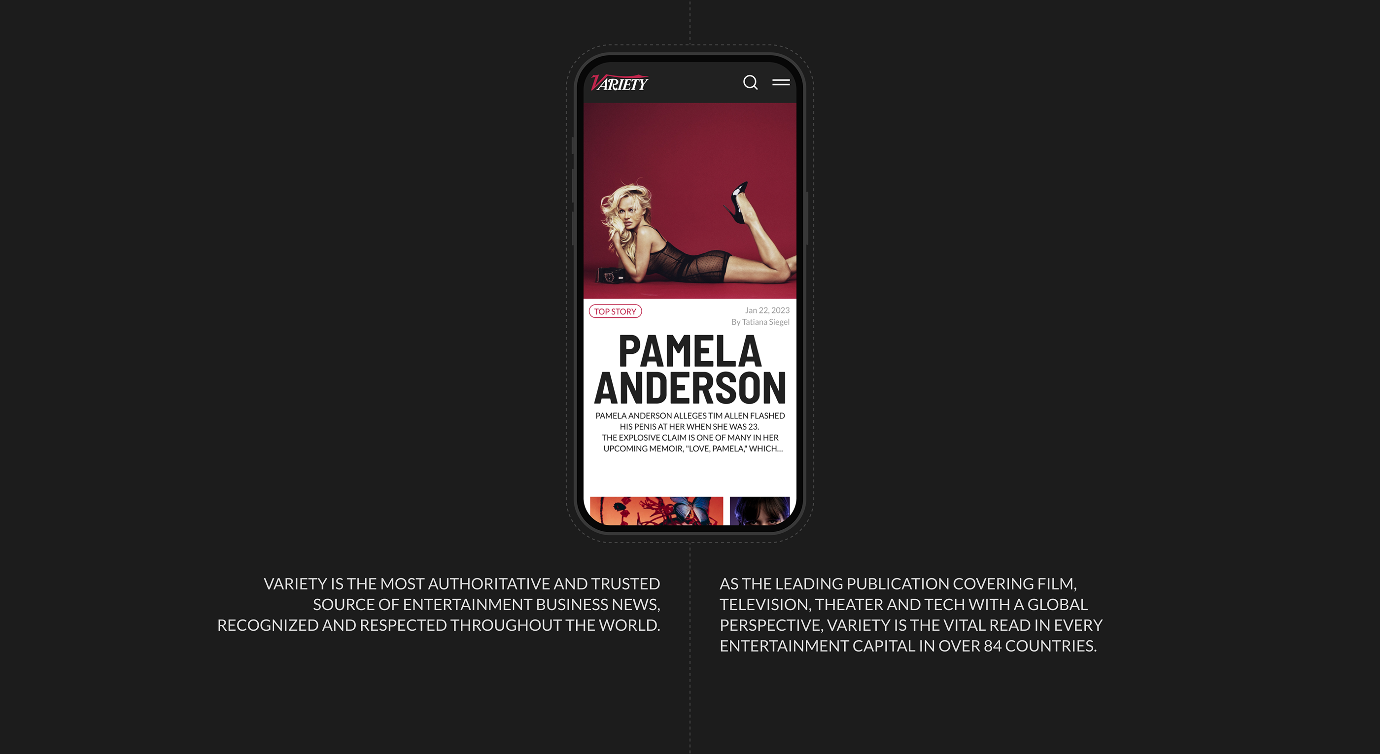 VARIETY | News website redesign — Изображение №2 — Брендинг, Графика на Dprofile