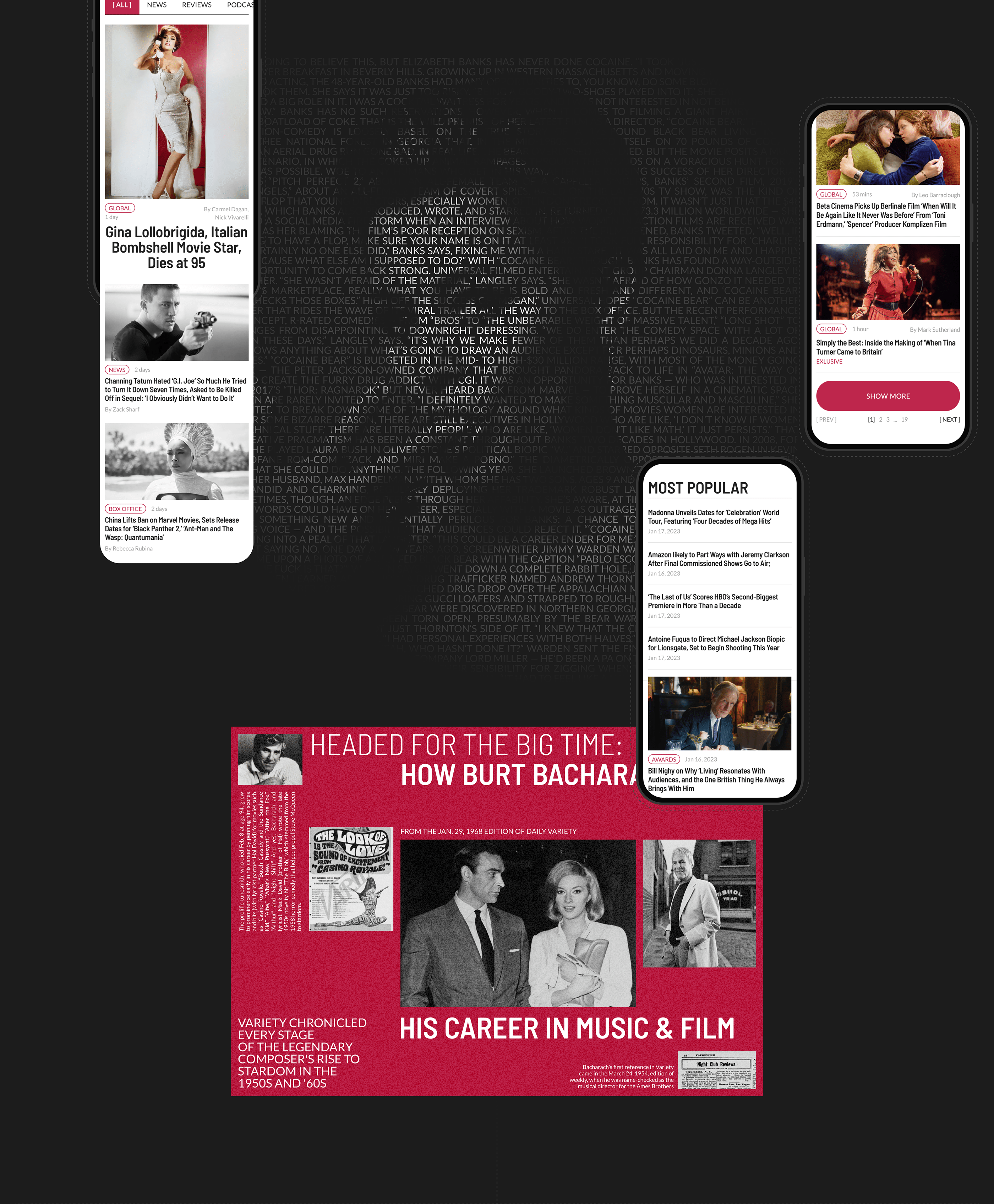VARIETY | News website redesign — Изображение №7 — Брендинг, Графика на Dprofile