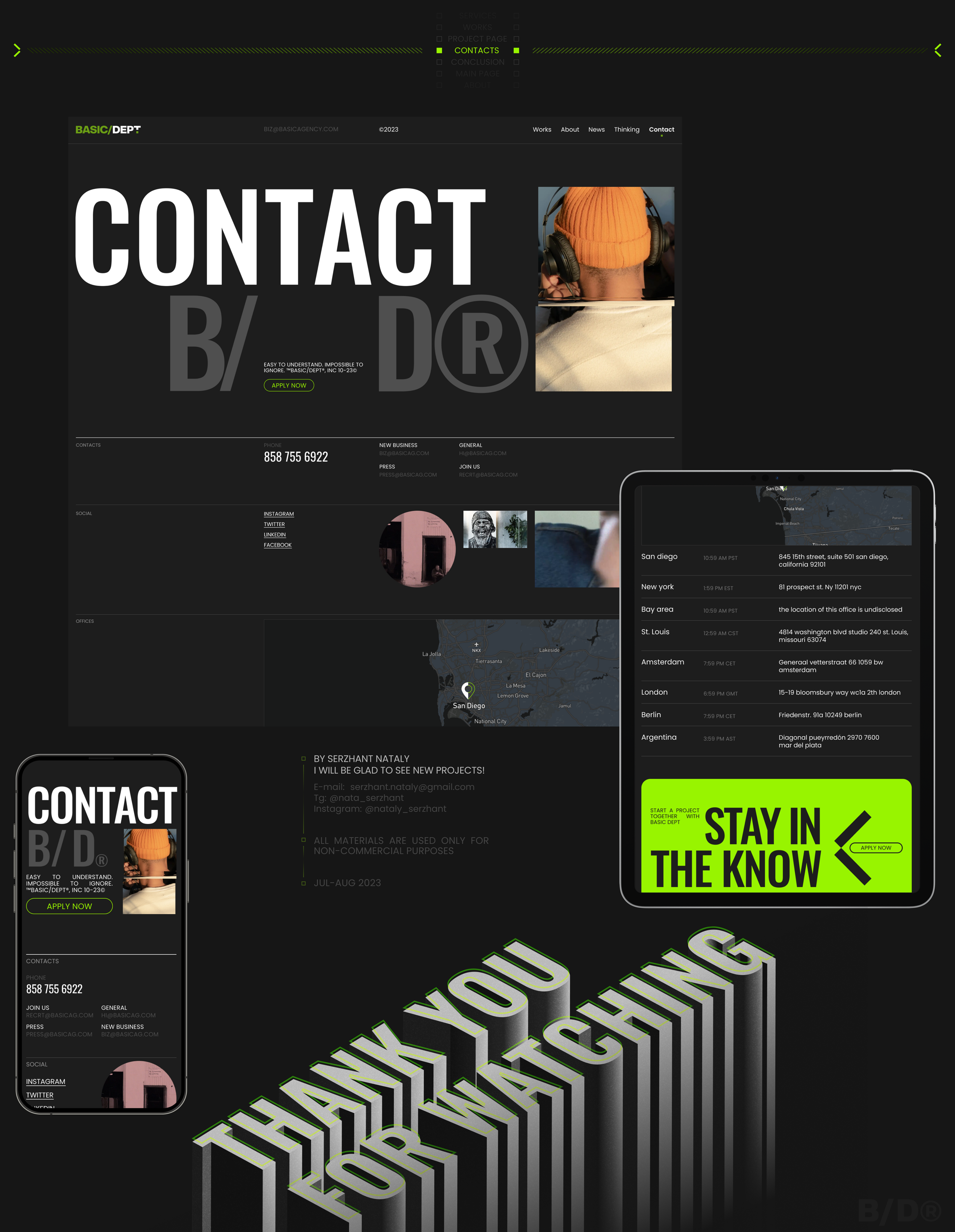 BASIC/DEPT | Digital agency — Изображение №12 — Интерфейсы, Графика на Dprofile