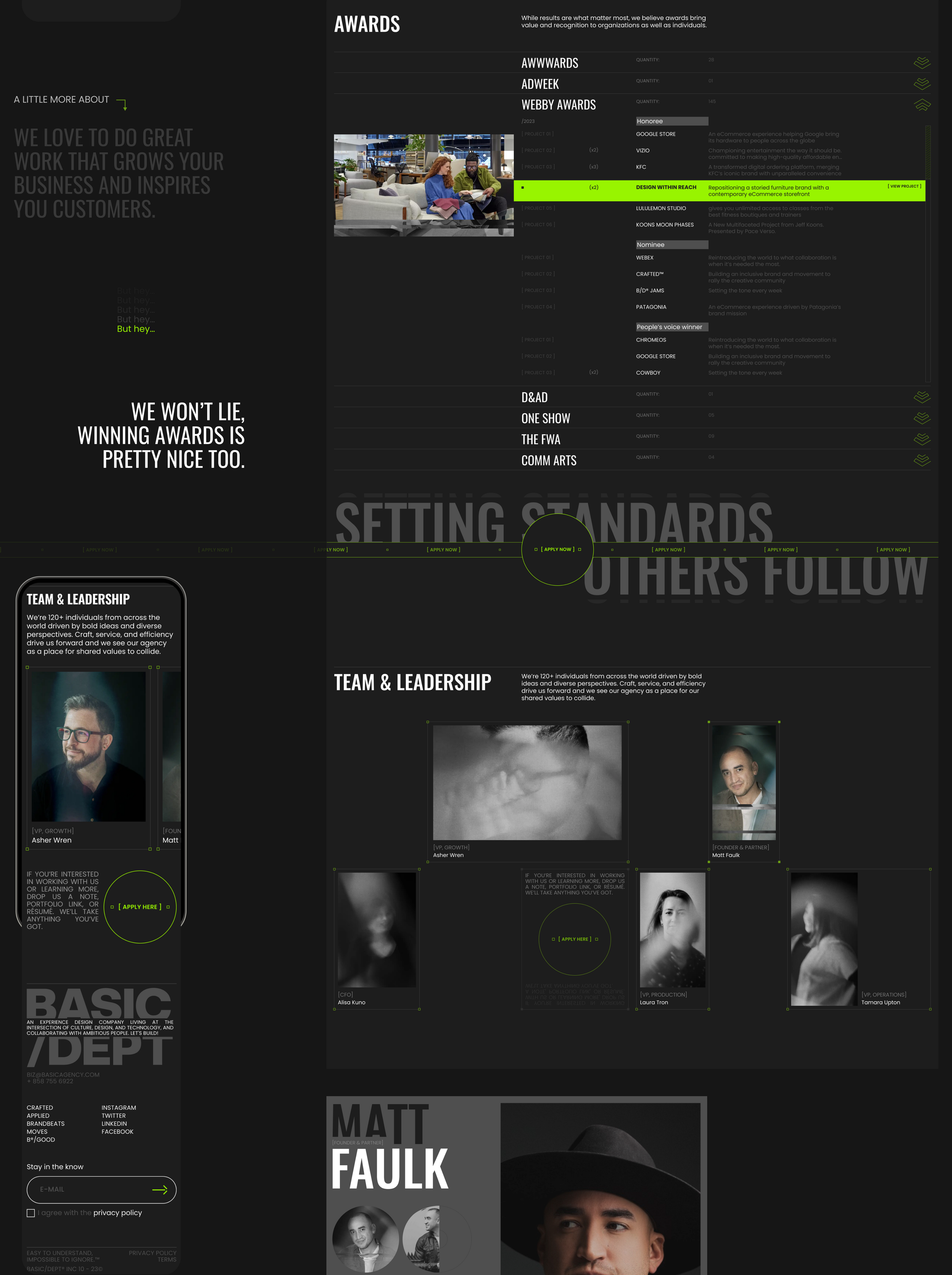 BASIC/DEPT | Digital agency — Изображение №6 — Интерфейсы, Графика на Dprofile