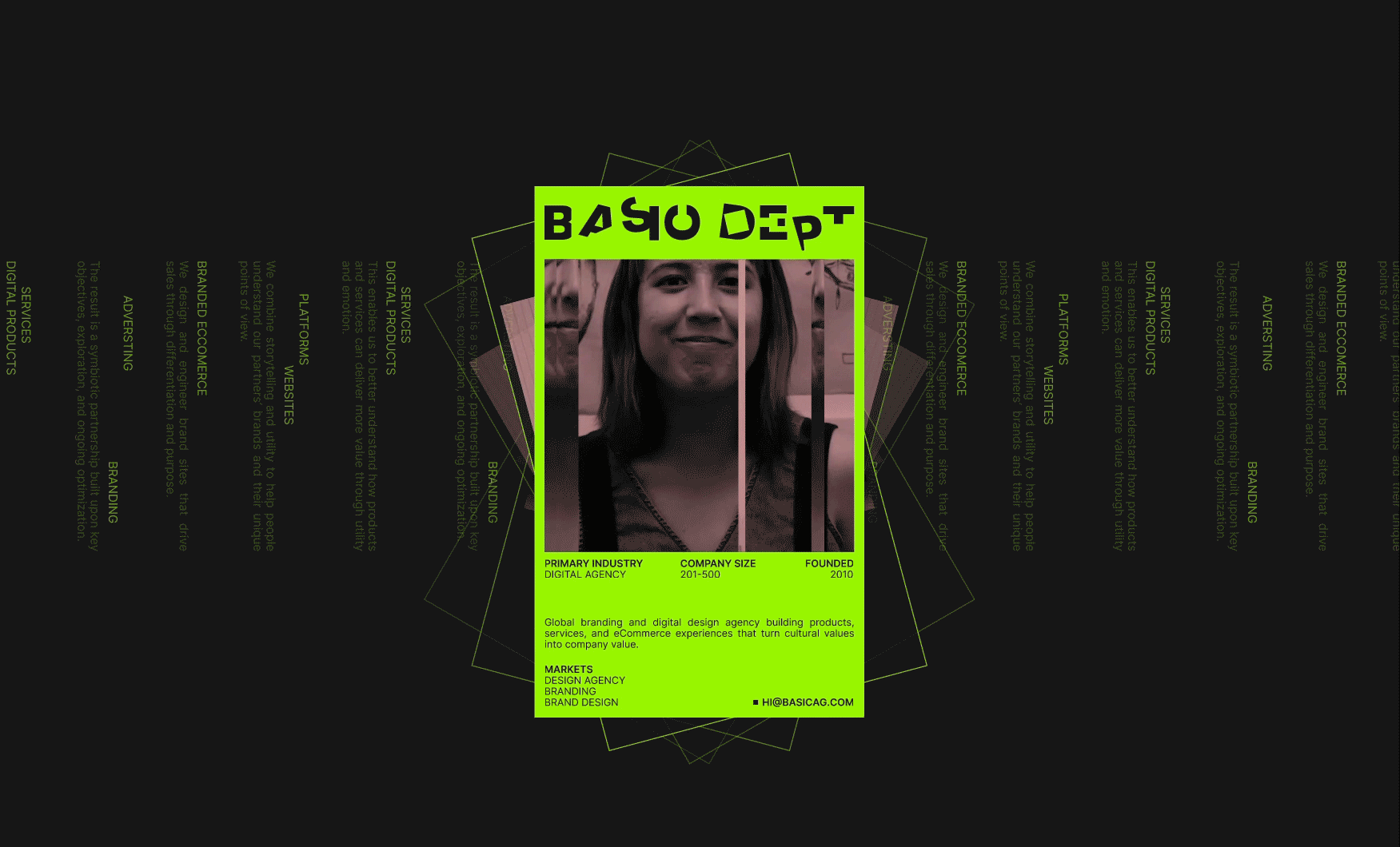 BASIC/DEPT | Digital agency — Изображение №8 — Интерфейсы, Графика на Dprofile