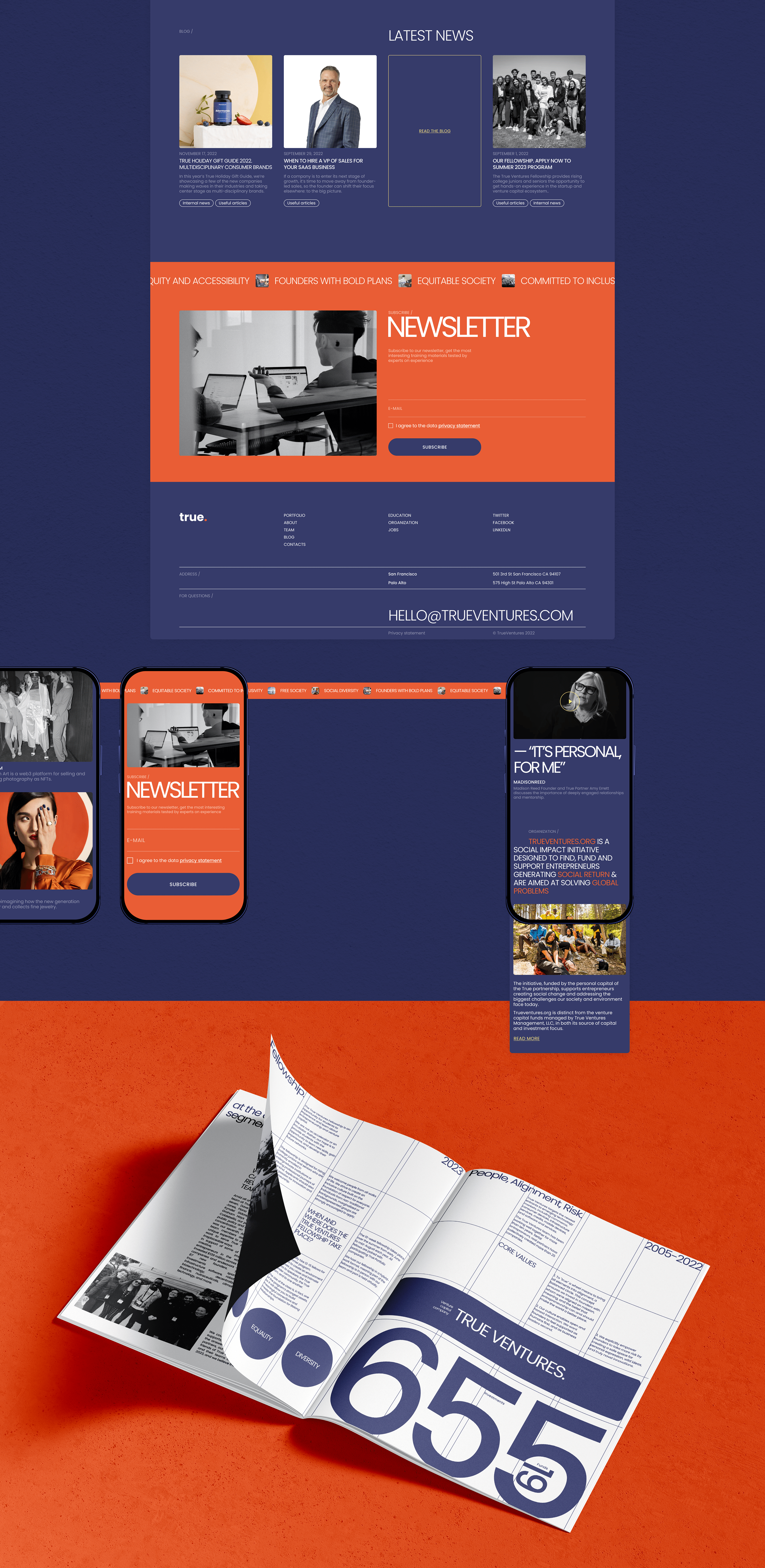 TrueVentures | Corporate website redesign — Изображение №3 — Интерфейсы, Брендинг, Графика на Dprofile