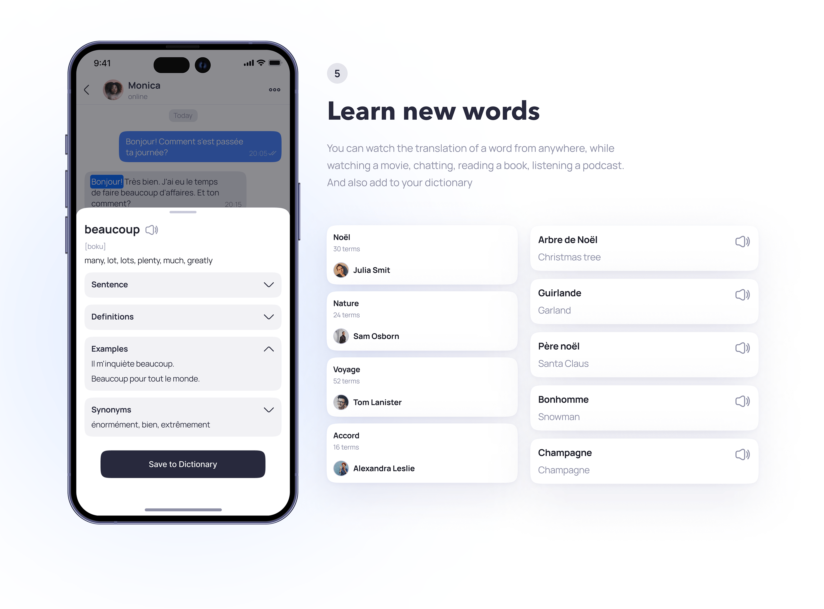Unilang — All Kinds of Language Learning in One App — Изображение №12 — Интерфейсы, Анимация на Dprofile