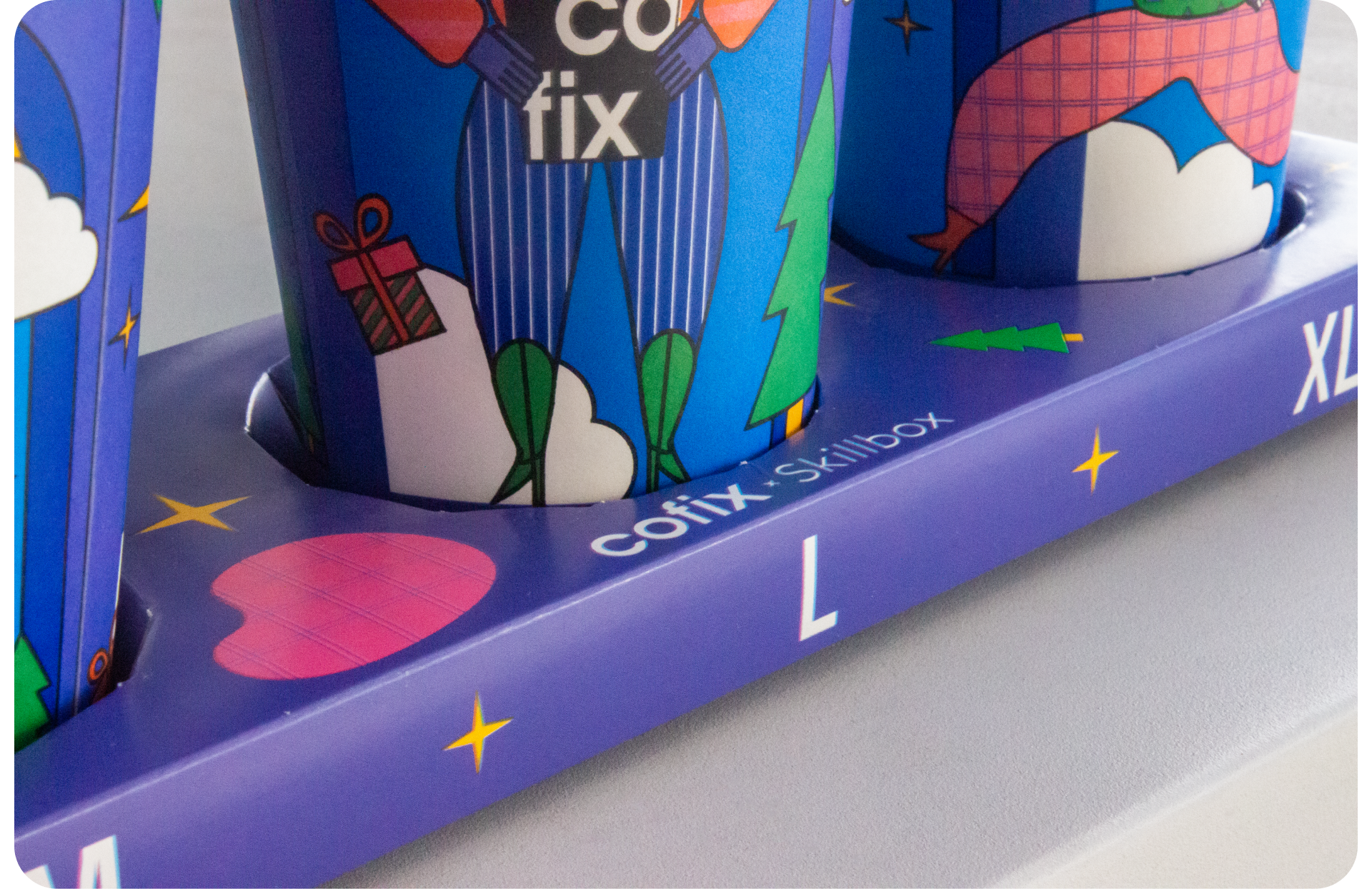 Дизайн-конкурс Skillbox x Cofix — Изображение №6 — Брендинг, Иллюстрация на Dprofile