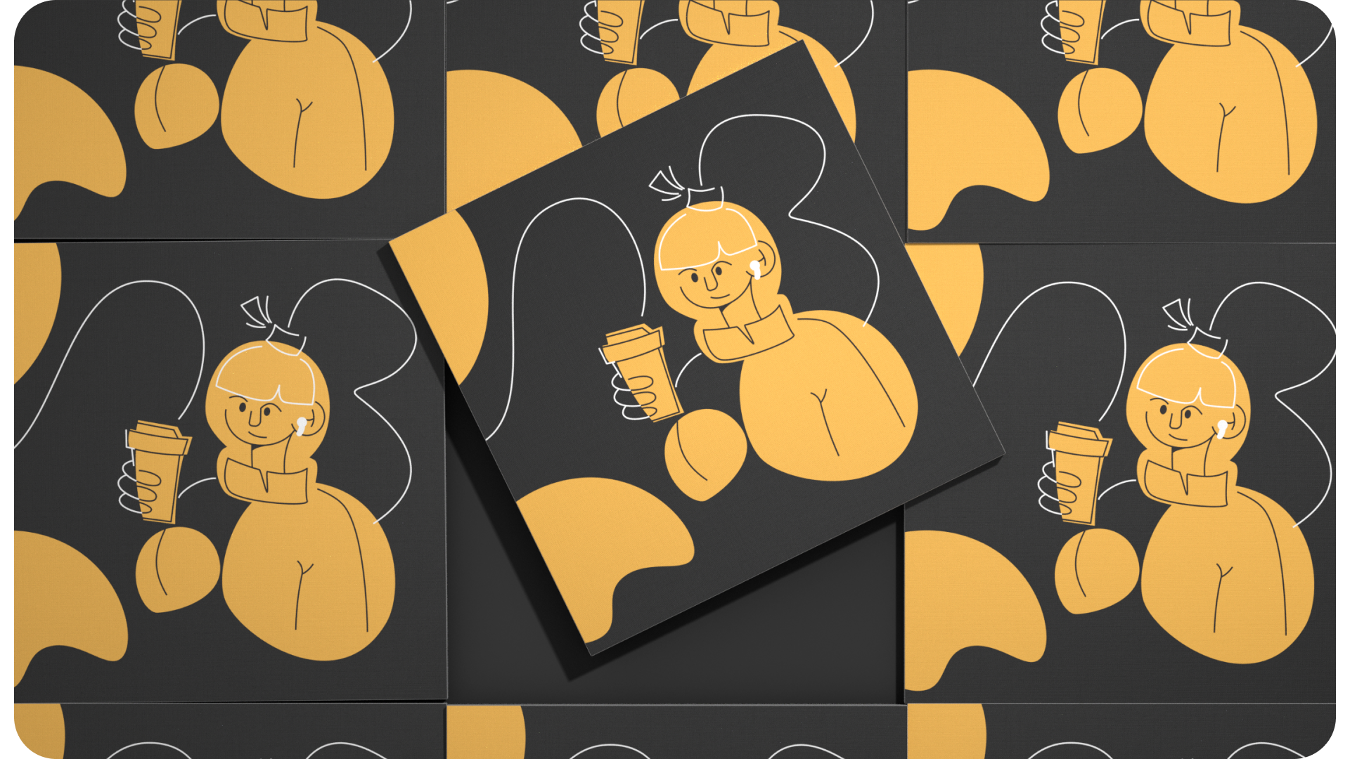 Дизайн-конкурс Skillbox x Cofix — Изображение №10 — Брендинг, Иллюстрация на Dprofile