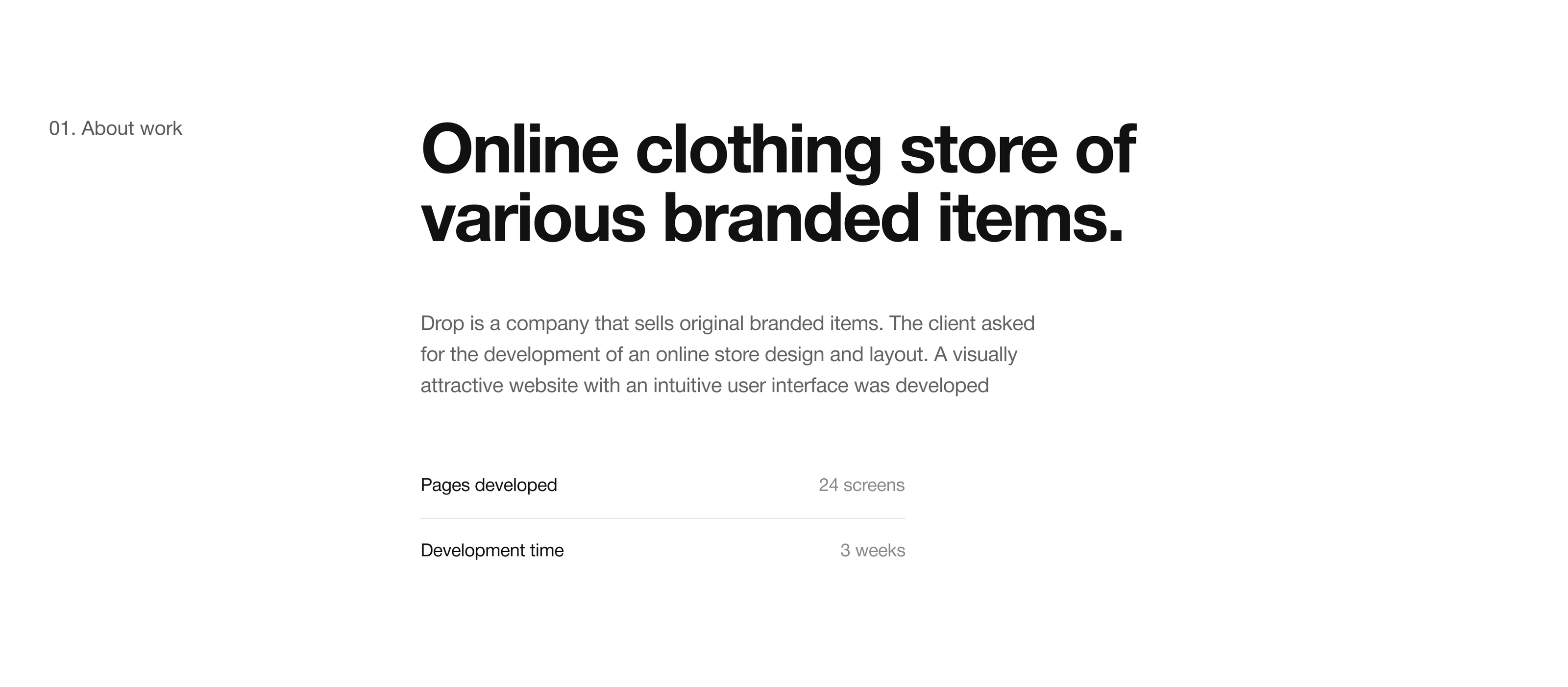 DROP - Online clothing store | интерент магазин одежды — Изображение №2 — Интерфейсы на Dprofile