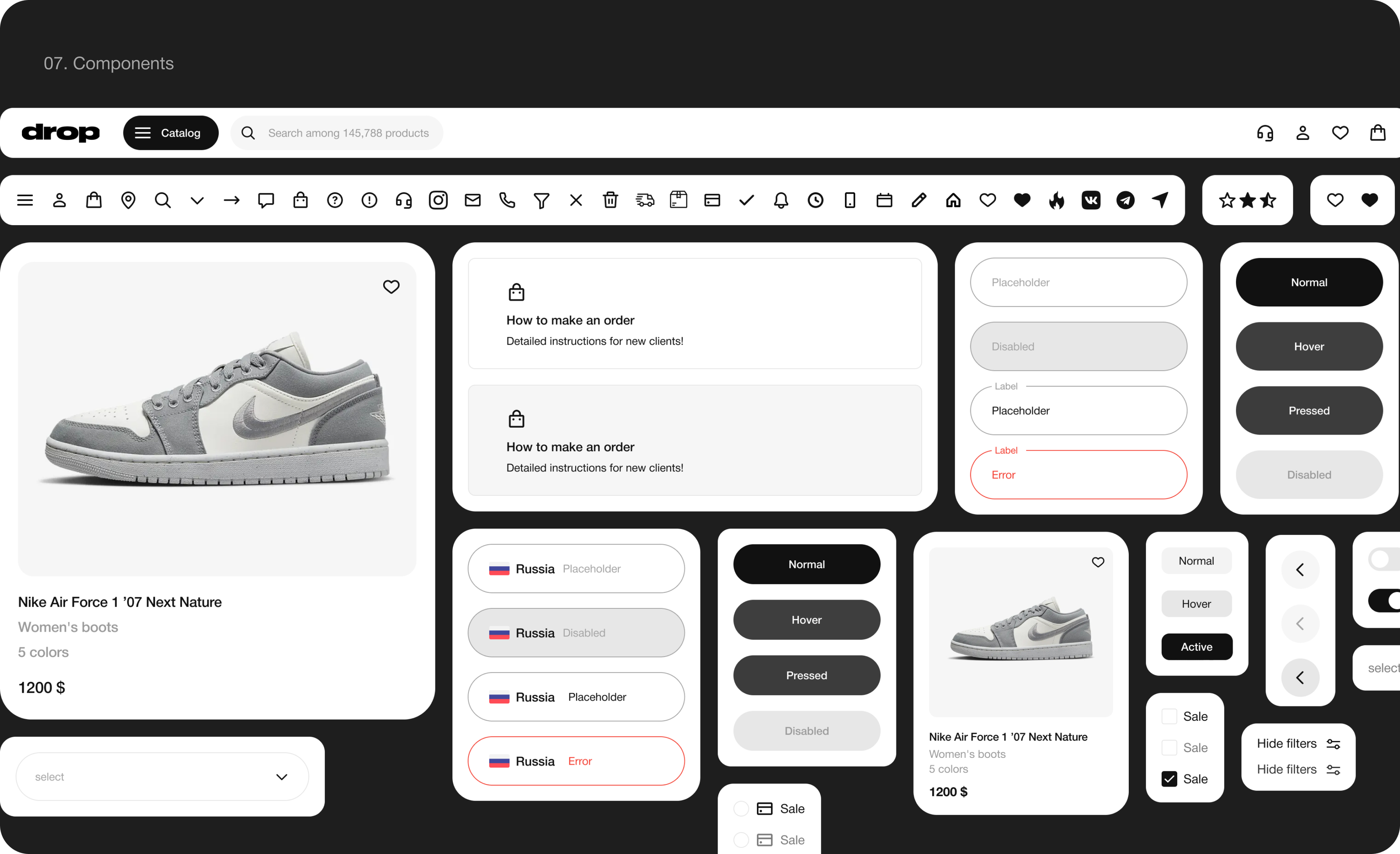 DROP - Online clothing store | интерент магазин одежды — Изображение №13 — Интерфейсы на Dprofile
