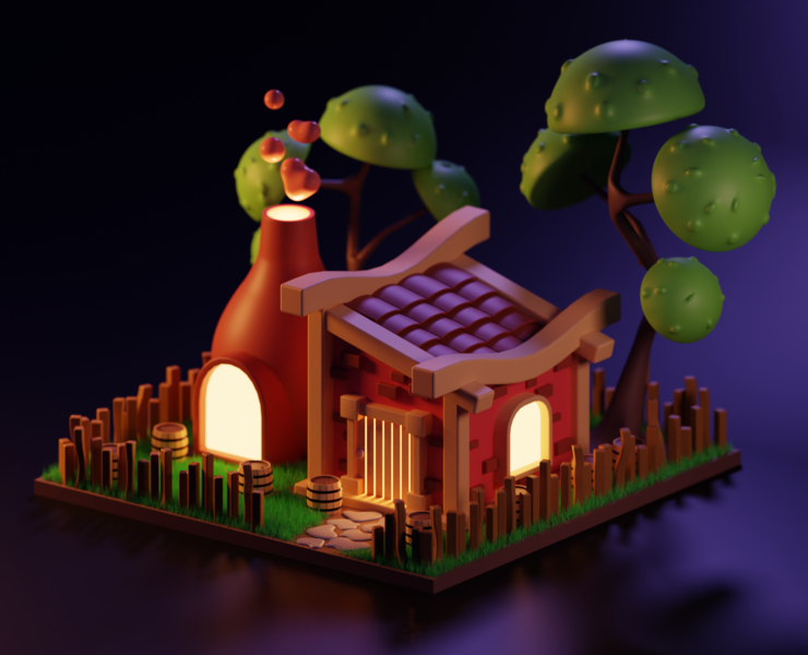 Дом кузнеца — 3D на Dprofile