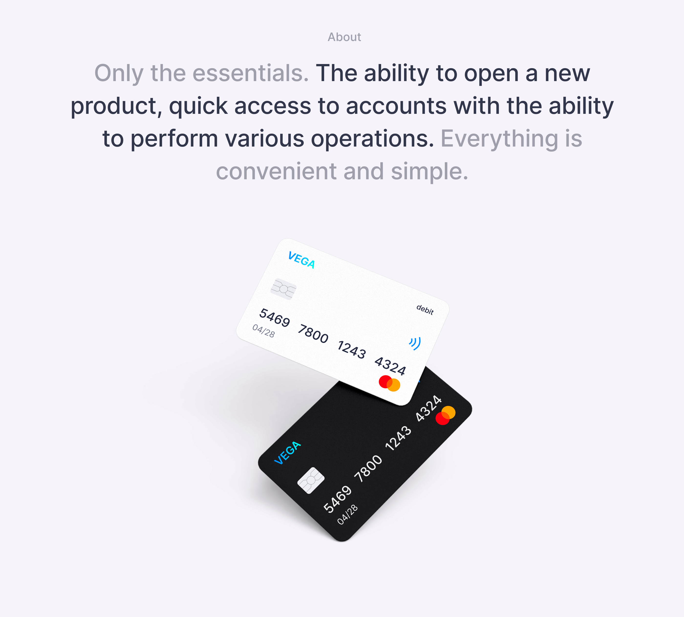 Vega — online bank — Изображение №2 — Интерфейсы на Dprofile
