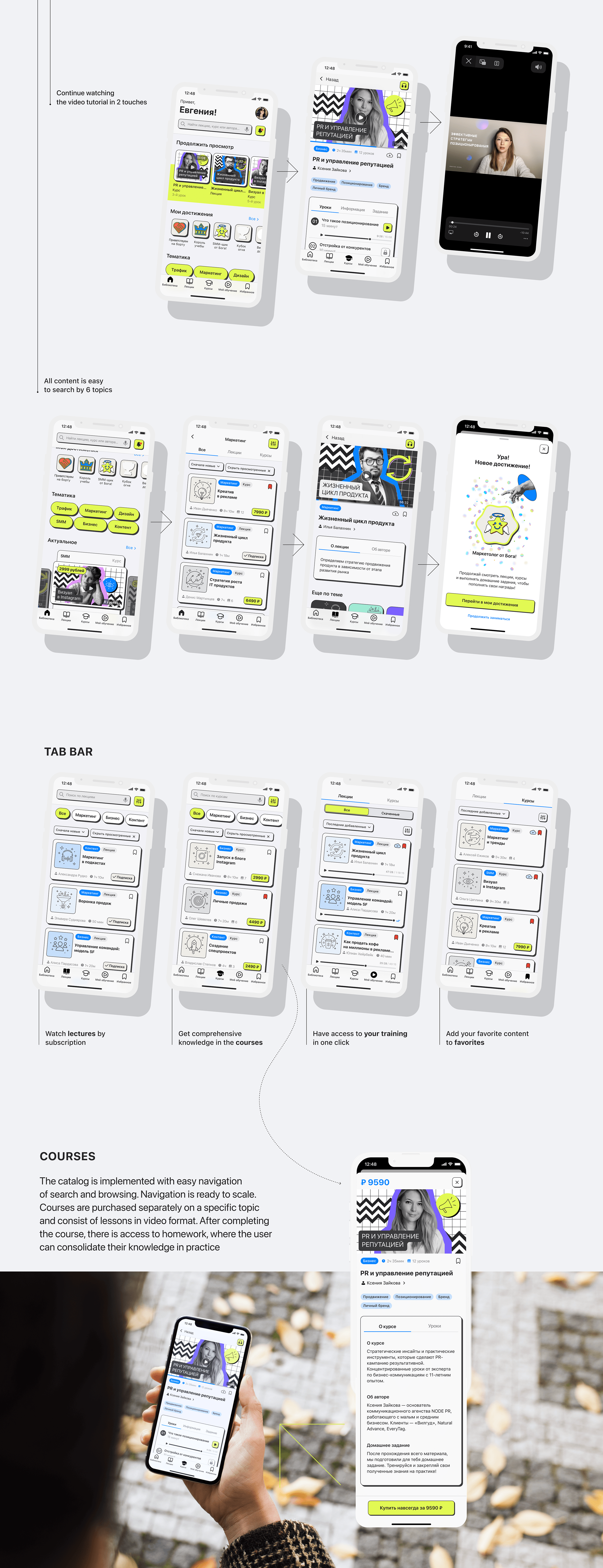 Application for online school Praktika.School — Изображение №8 — Интерфейсы на Dprofile