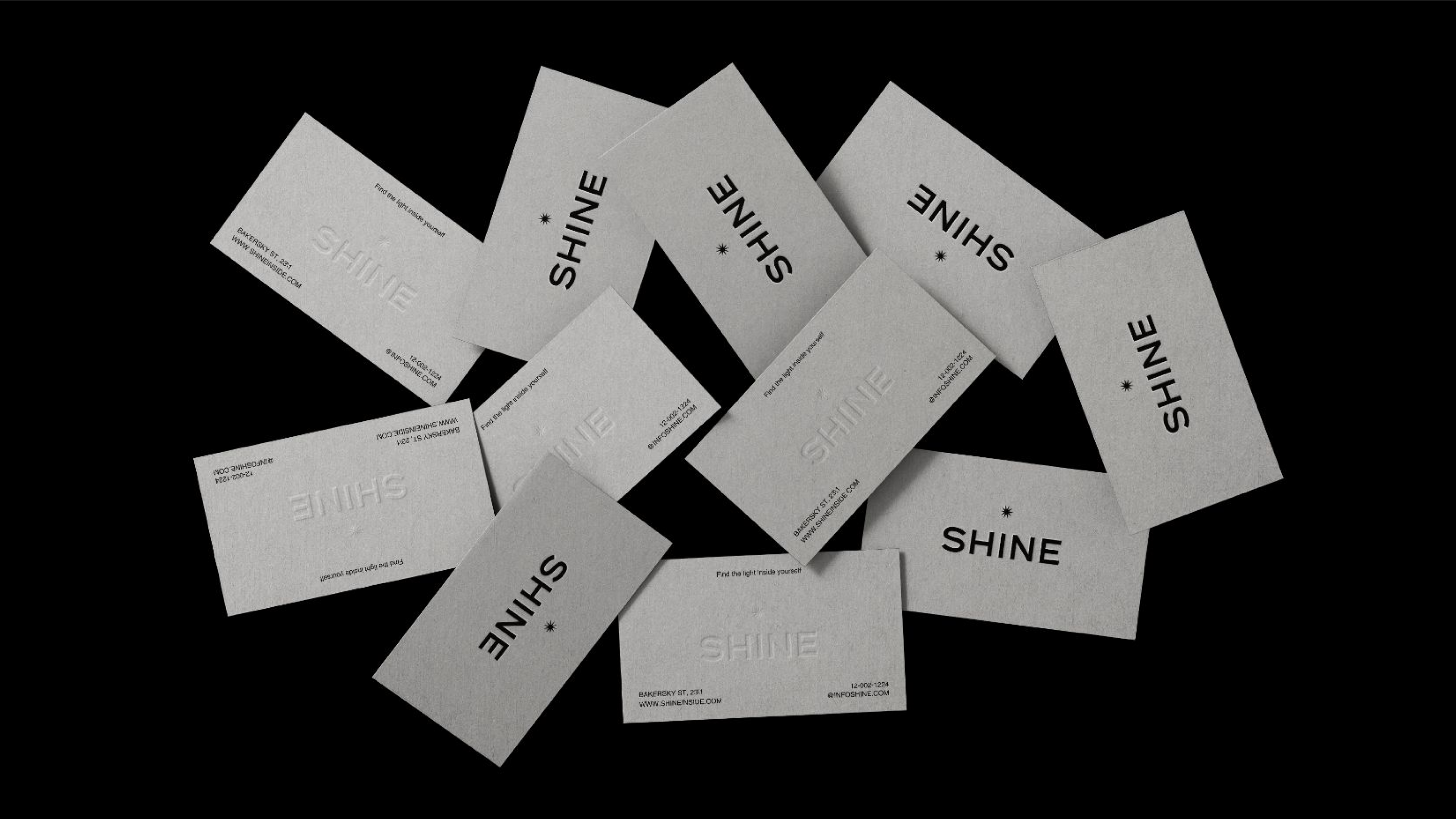 SHINE \ yoga school identity — Изображение №4 — Брендинг, Графика на Dprofile