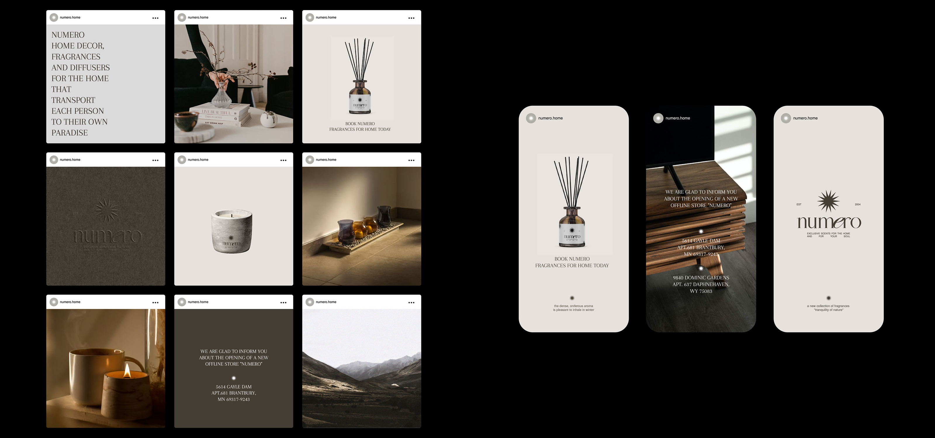 Brand Identity / Home decor / Numero — Изображение №5 — Брендинг на Dprofile