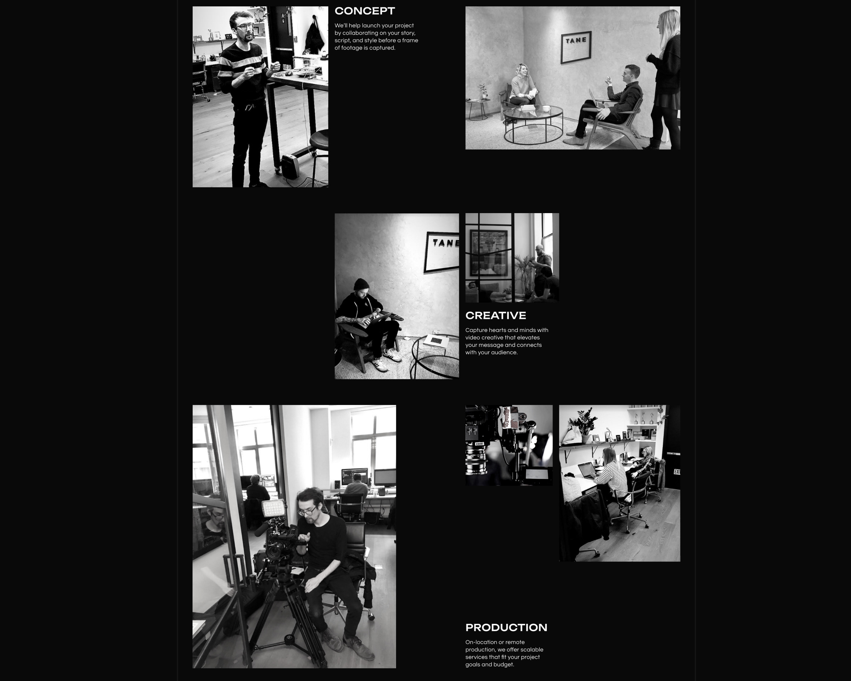 Tane | Corporate website — Изображение №14 — Интерфейсы на Dprofile