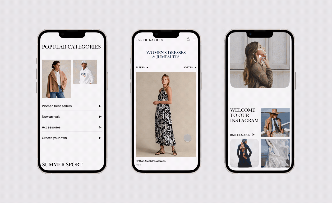 Ralph Lauren | E-commerce — Изображение №2 — Интерфейсы на Dprofile
