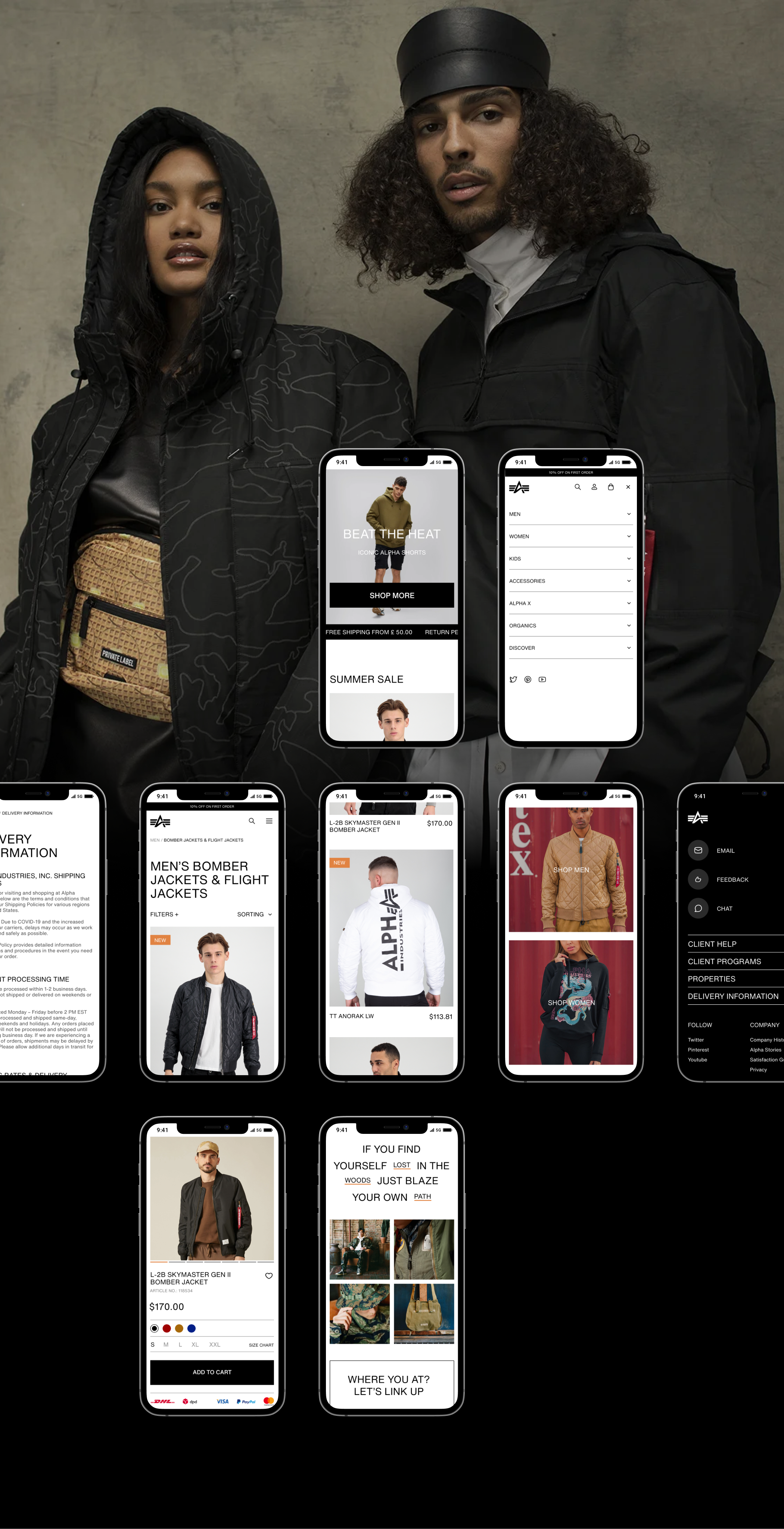 Alpha Industries | E-commerce redesign — Изображение №8 — Интерфейсы на Dprofile