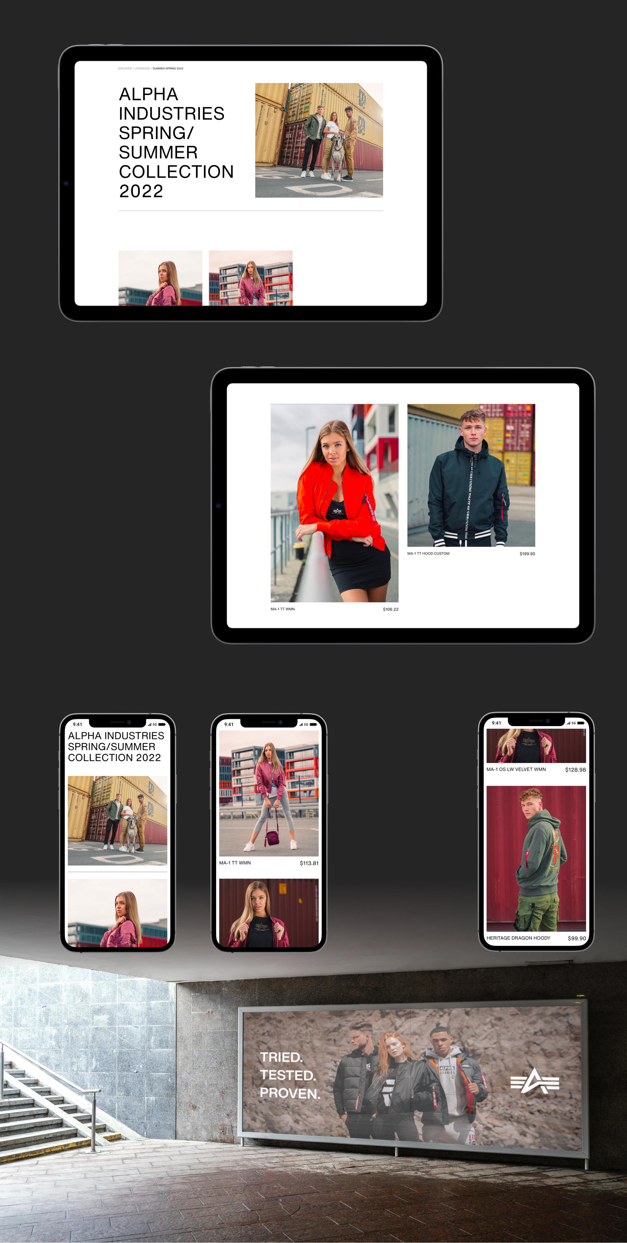 Alpha Industries | E-commerce redesign — Изображение №2 — Интерфейсы на Dprofile