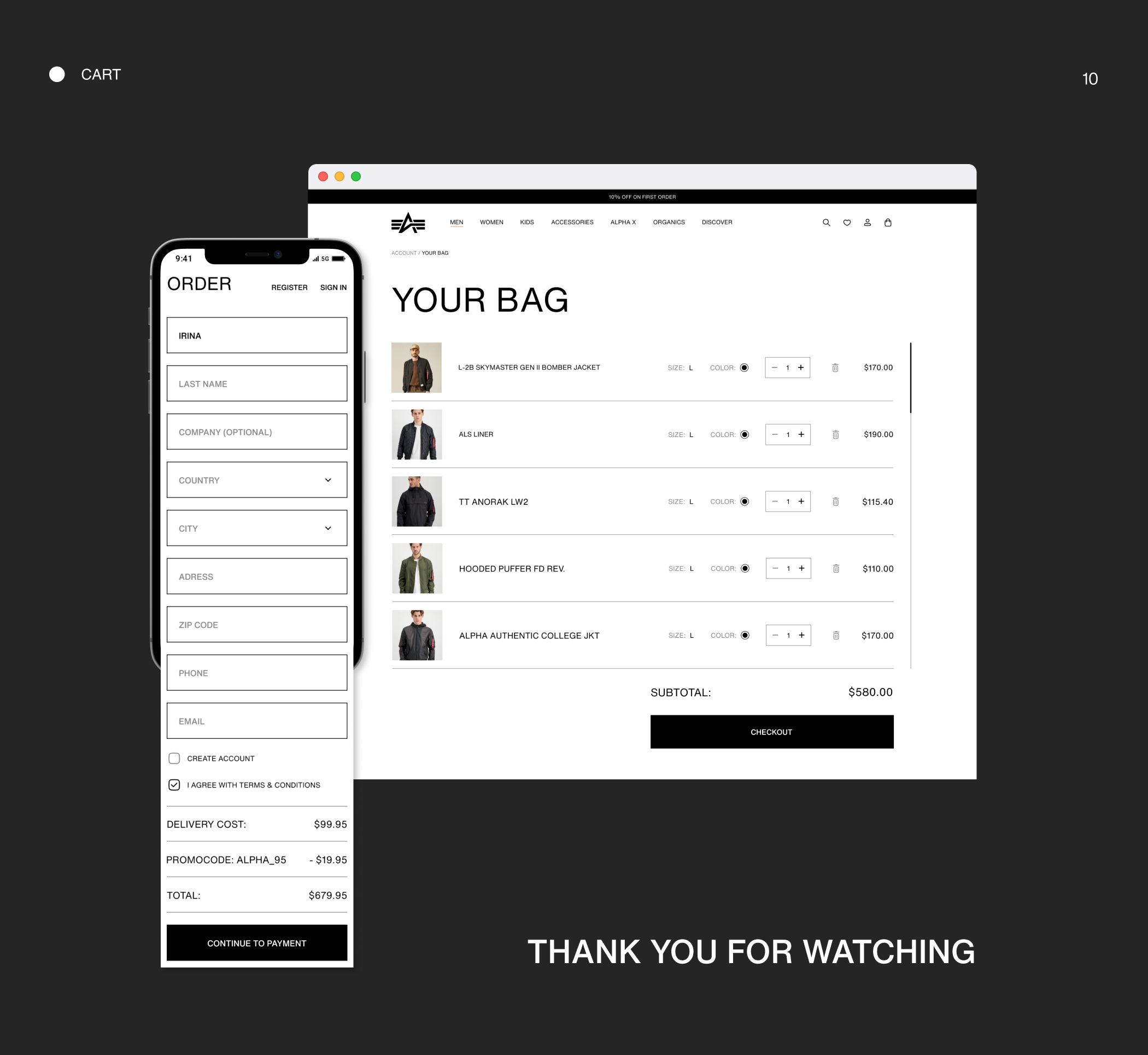 Alpha Industries | E-commerce redesign — Изображение №10 — Интерфейсы на Dprofile