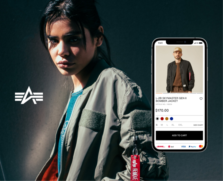 Alpha Industries | E-commerce redesign — Интерфейсы на Dprofile