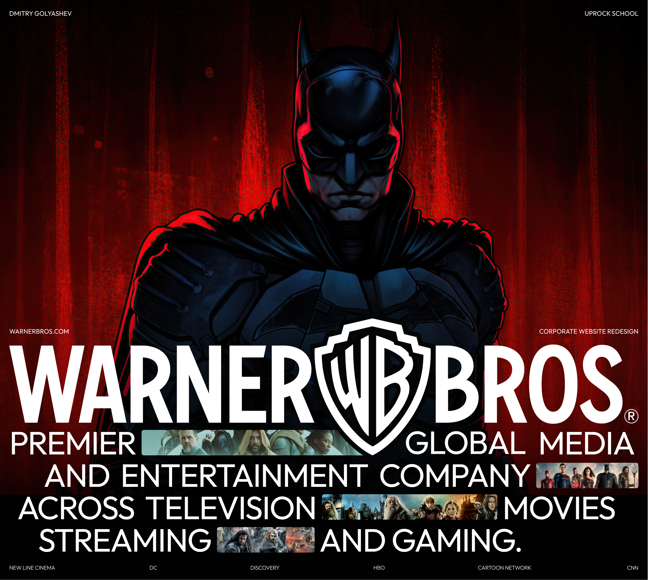 Warner Bros. | Corporate website — Изображение №1 — Интерфейсы на Dprofile