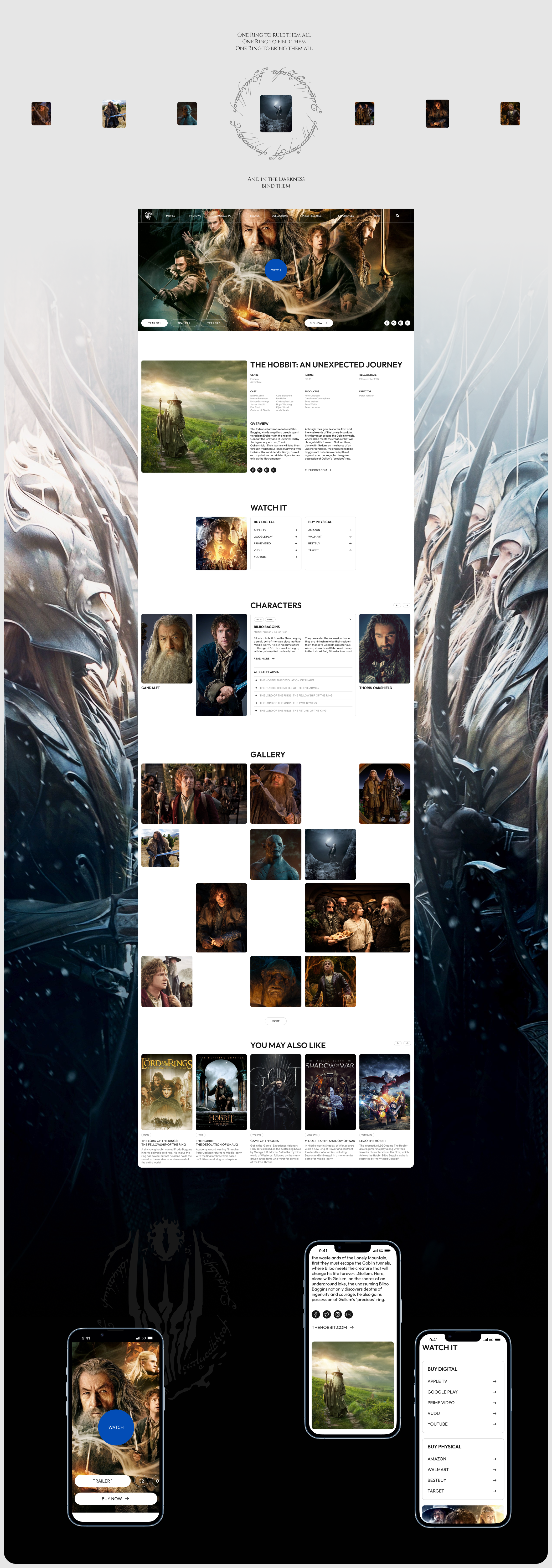 Warner Bros. | Corporate website — Изображение №7 — Интерфейсы на Dprofile