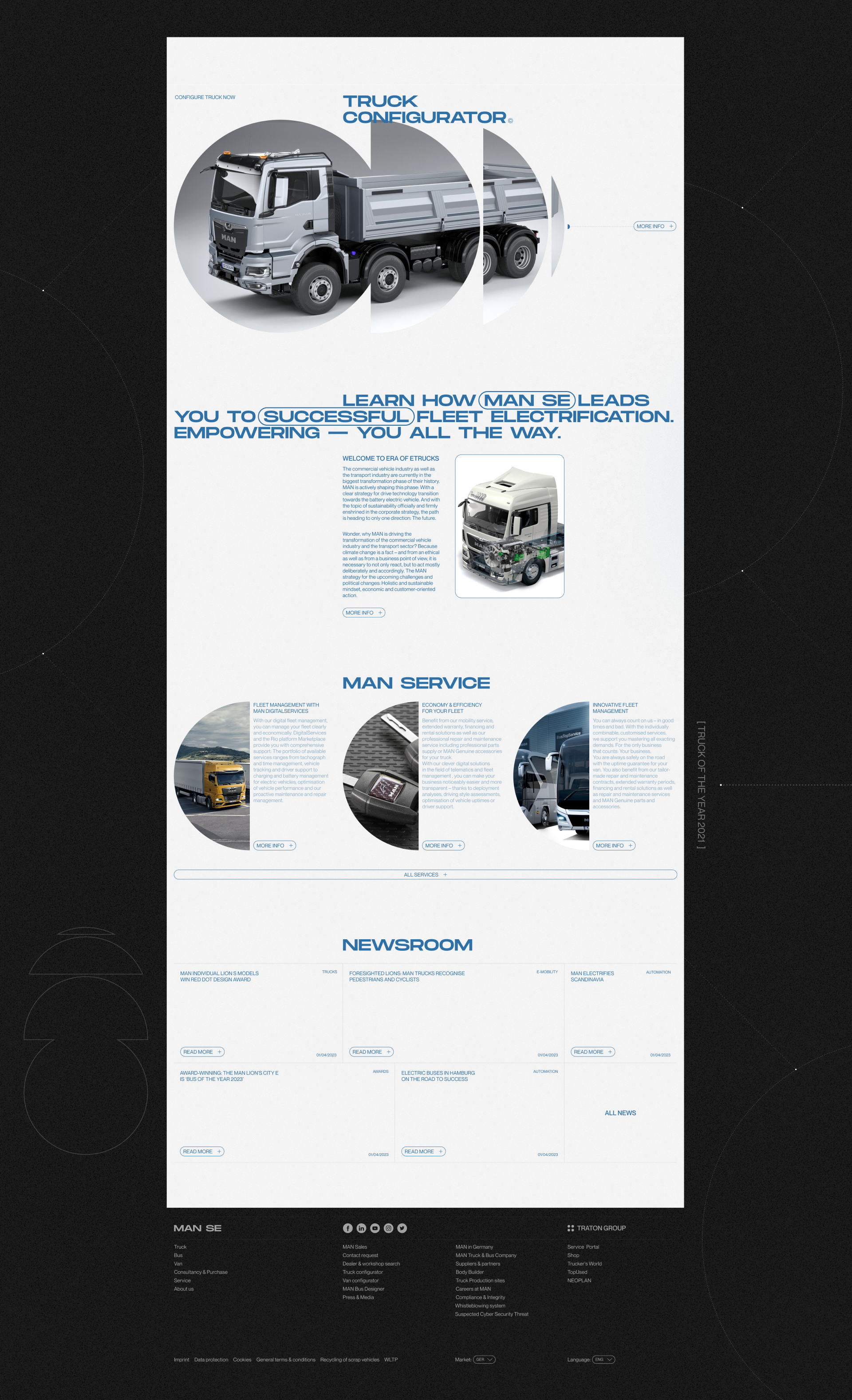 MAN SE | Corporate website | Redesign — Изображение №5 — Интерфейсы, Графика на Dprofile