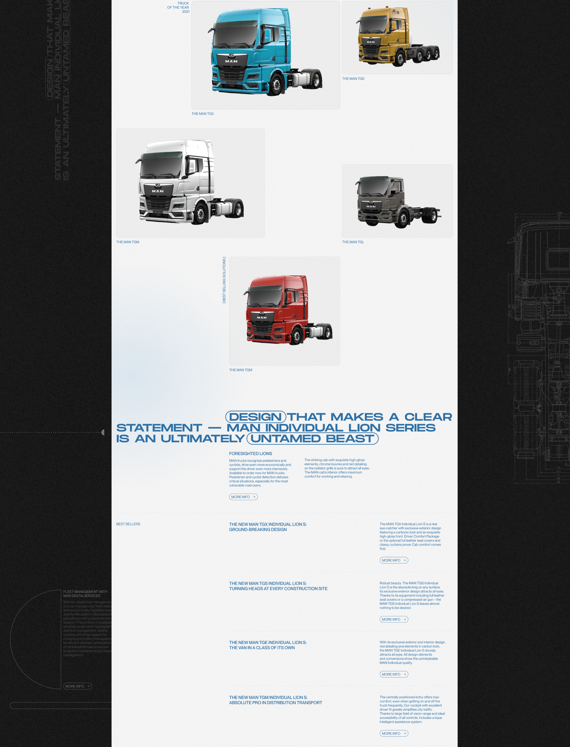 MAN SE | Corporate website | Redesign — Изображение №3 — Интерфейсы, Графика на Dprofile