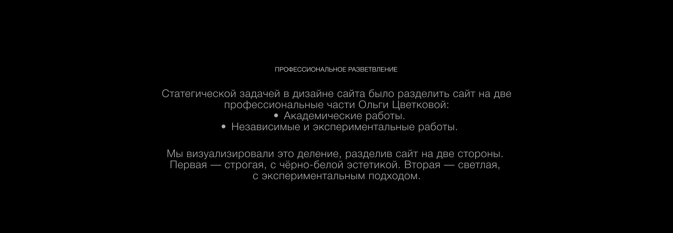 Olga Tsvetkova | Portfolio website — Изображение №2 — Интерфейсы, Брендинг на Dprofile