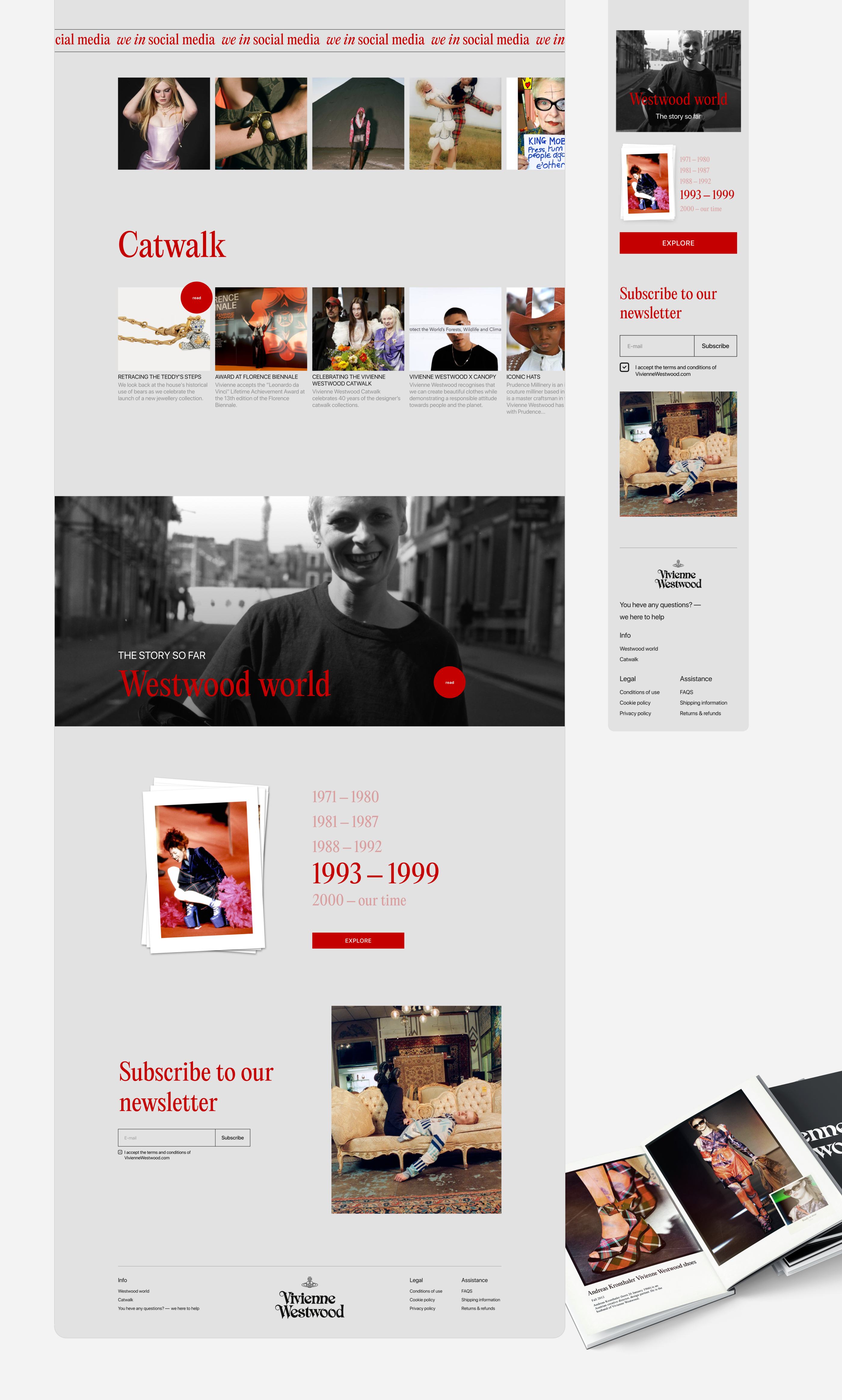 Vivienne Westwood | E-commerce redesign — Изображение №3 — Интерфейсы на Dprofile