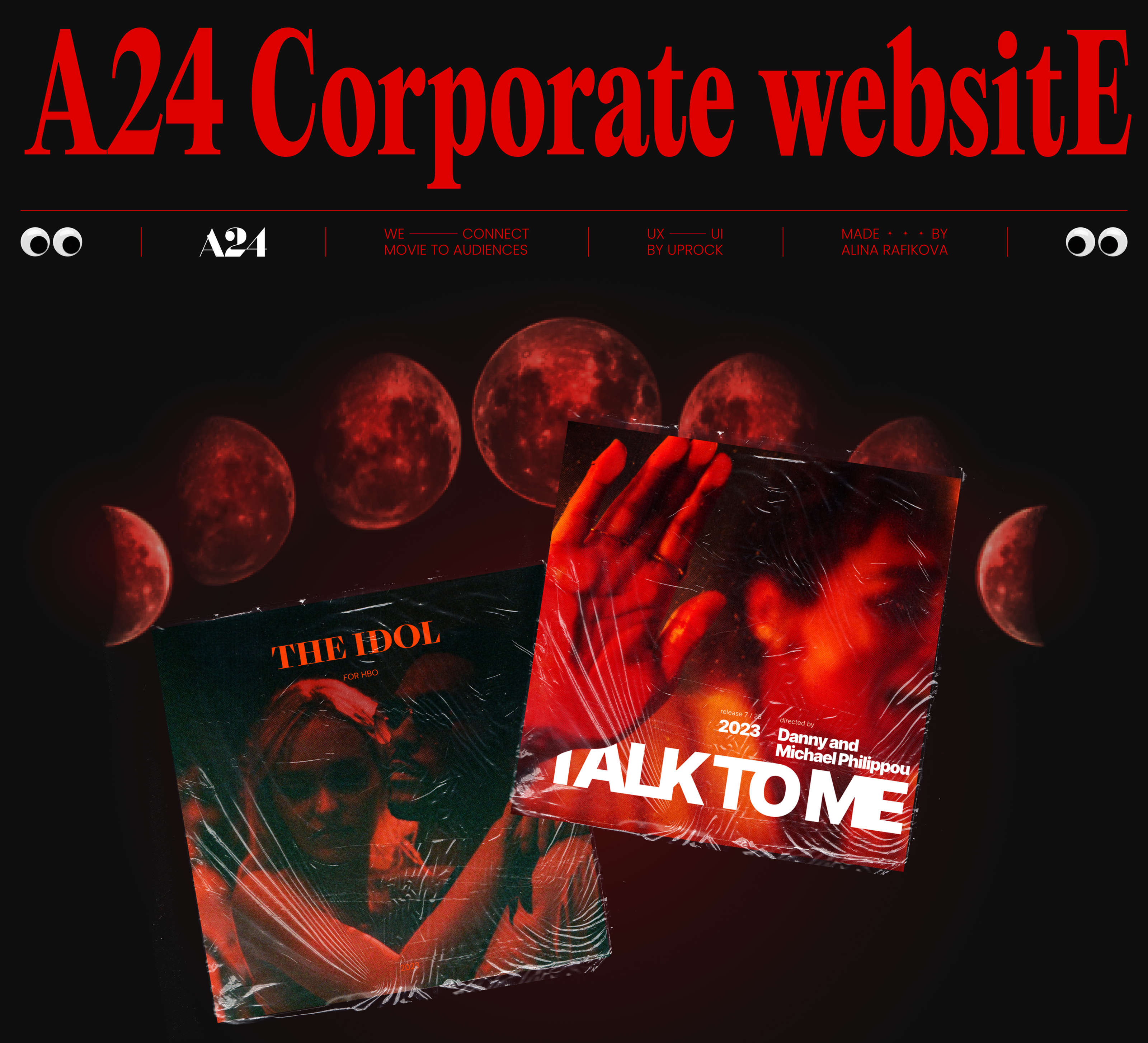 A24 Corporate website — Изображение №1 — Интерфейсы, Графика на Dprofile