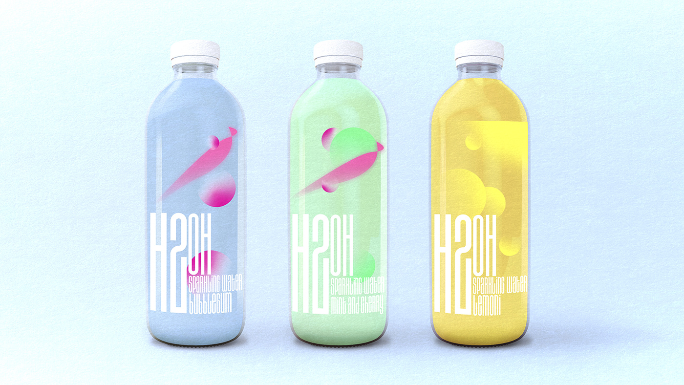H2OH — sparkling water — Изображение №4 — Брендинг на Dprofile
