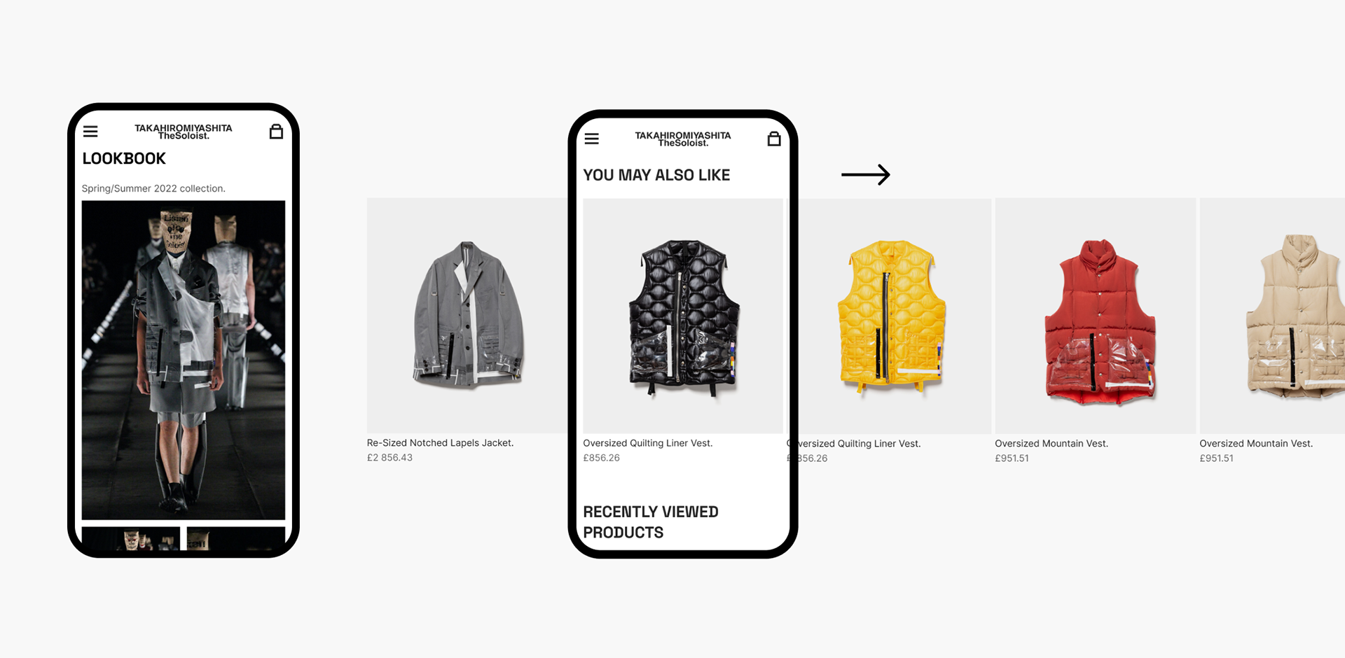 TAKAHIRO MIYASHITA / e-commerce store website concept — Изображение №7 — Интерфейсы на Dprofile
