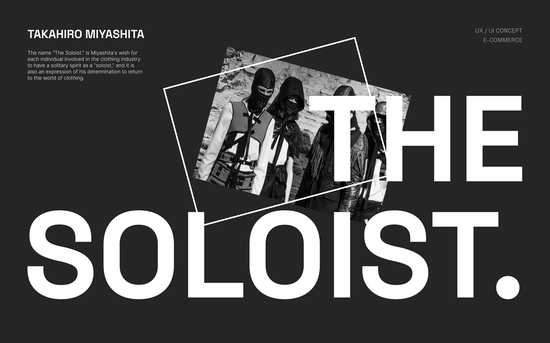 TAKAHIRO MIYASHITA / e-commerce store website concept — Изображение №1 — Интерфейсы на Dprofile