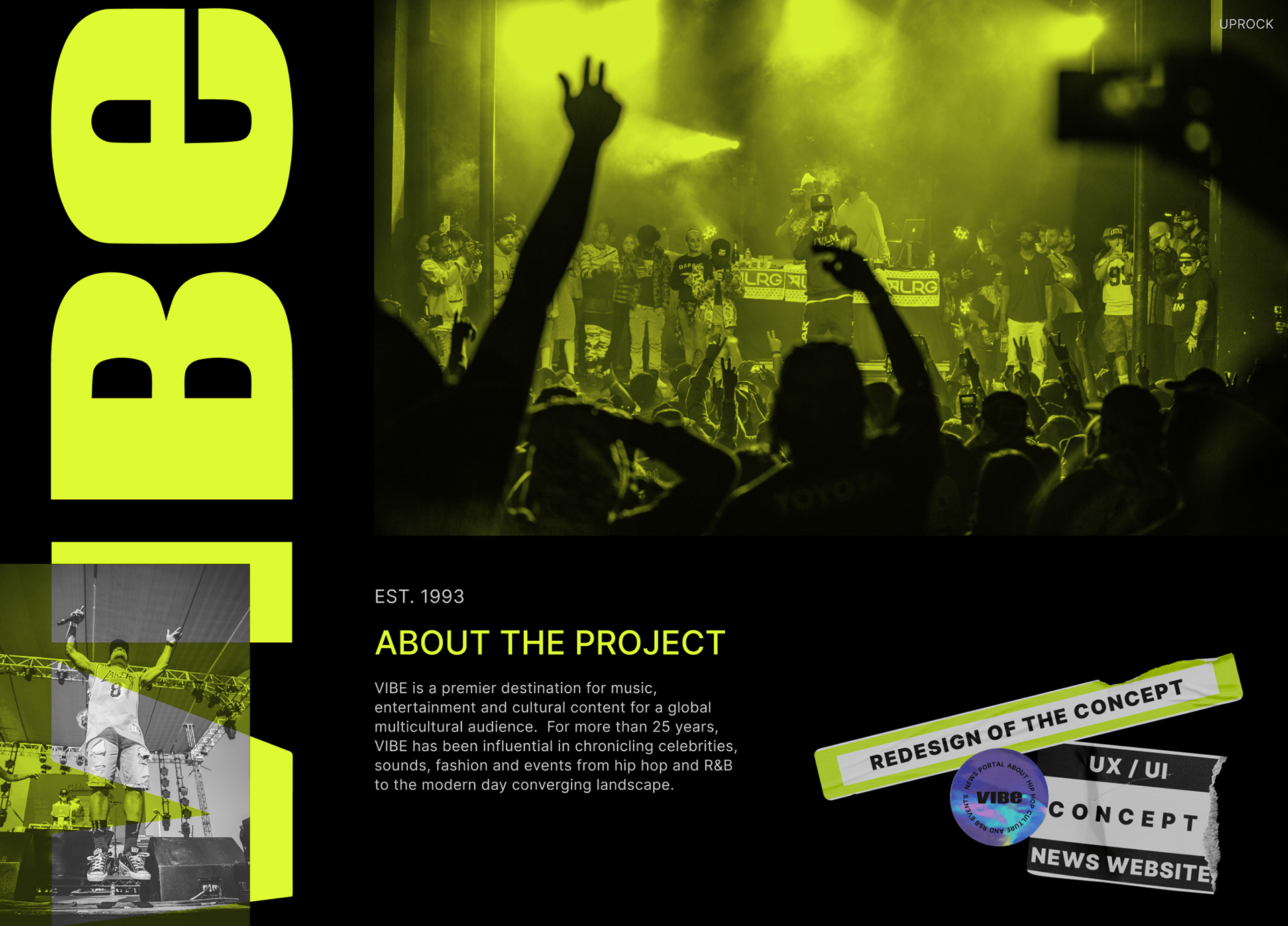 VIBE / News website redesign — Изображение №1 — Интерфейсы, Брендинг, Графика на Dprofile