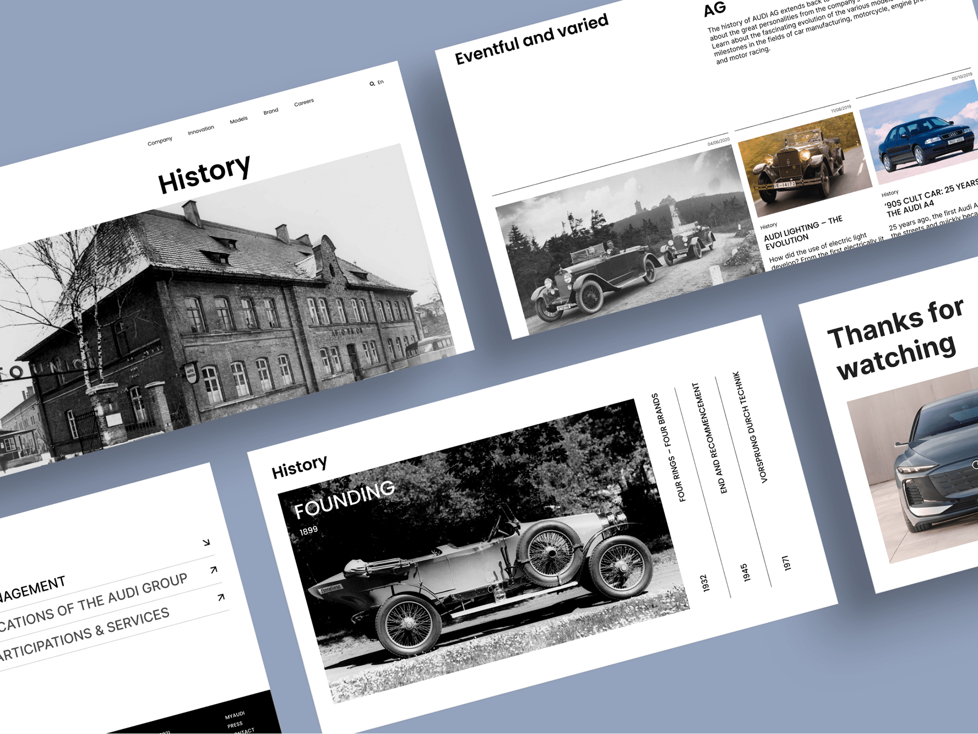 AUDI / Corporate website redesign — Изображение №9 — Интерфейсы на Dprofile