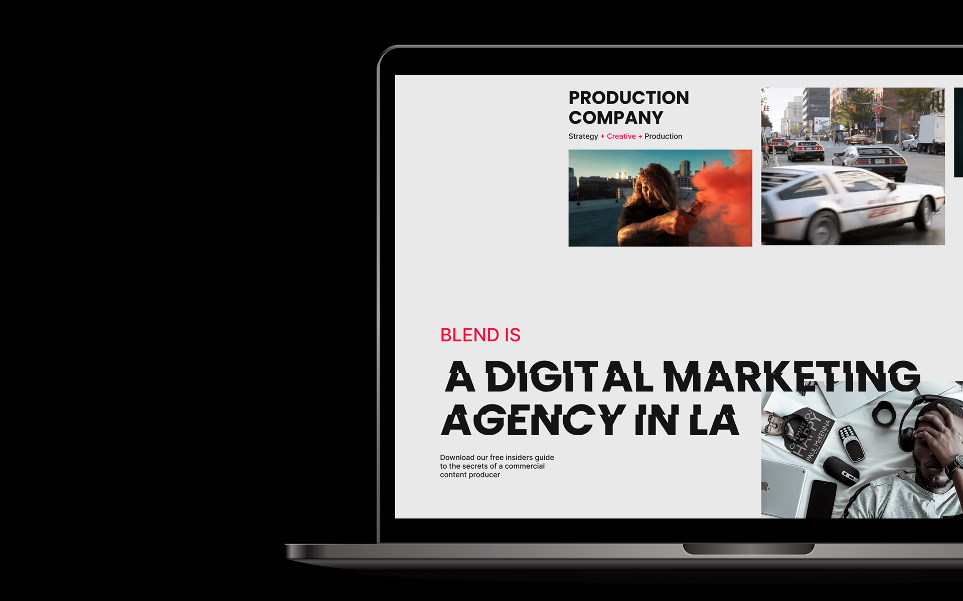 BLEND / Creative agency redesign — Изображение №4 — Анимация, Интерфейсы на Dprofile